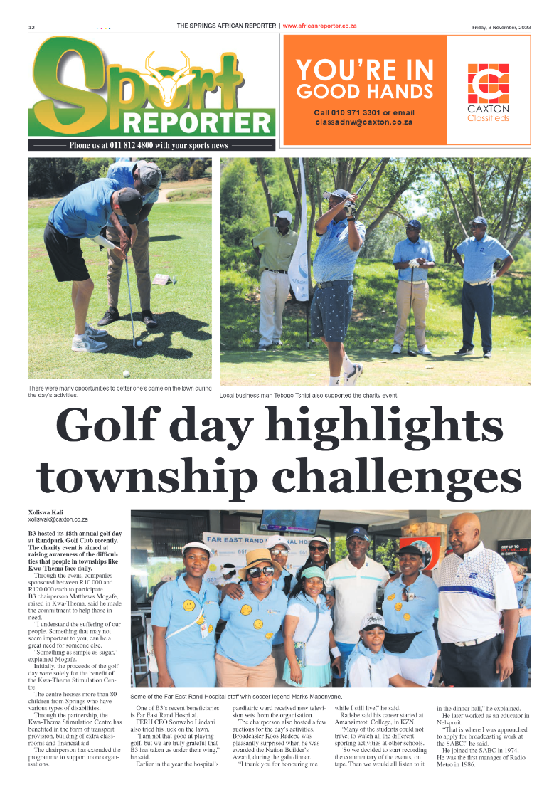 African Reporter 3 November 2023 page 12