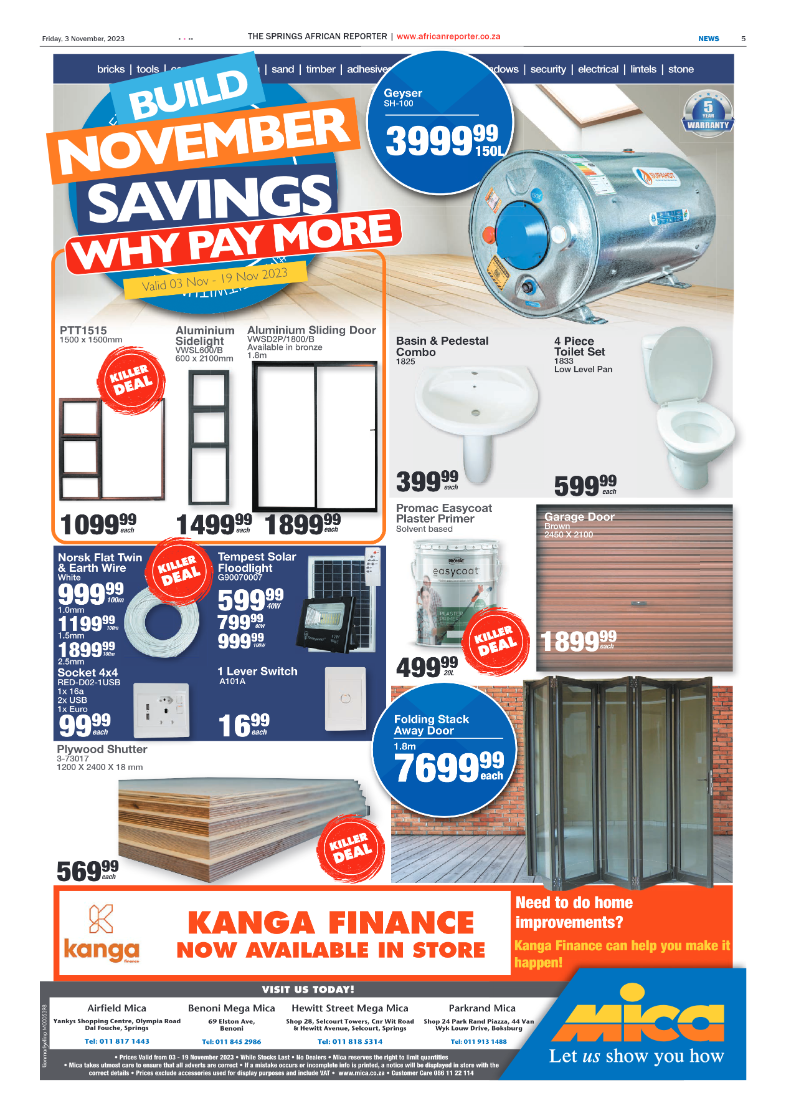 African Reporter 3 November 2023 page 5