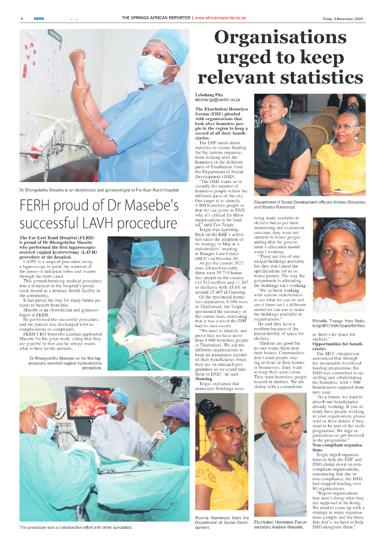 African Reporter 3 November 2023 page 6