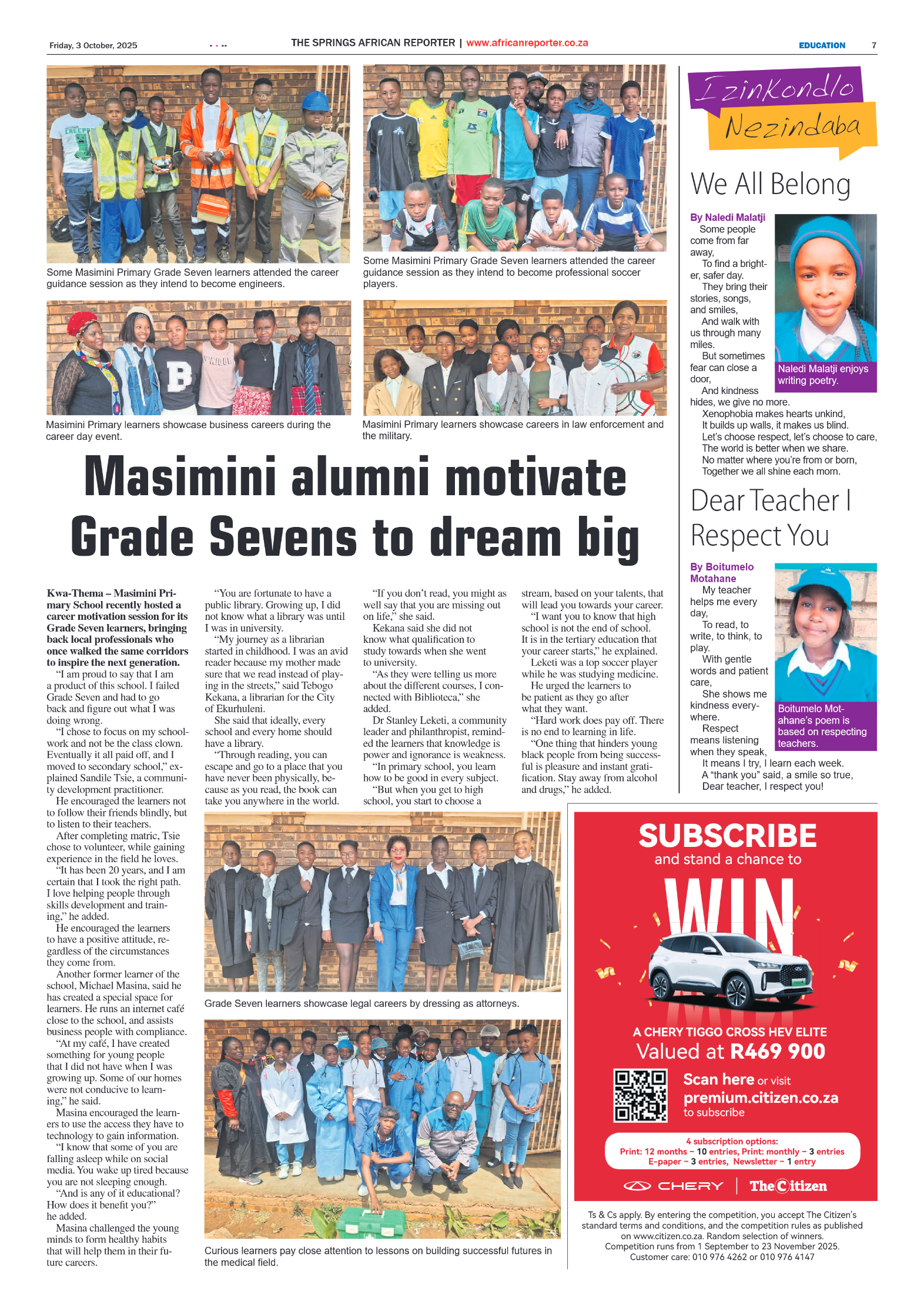 African Reporter 3 October 2025 page 7