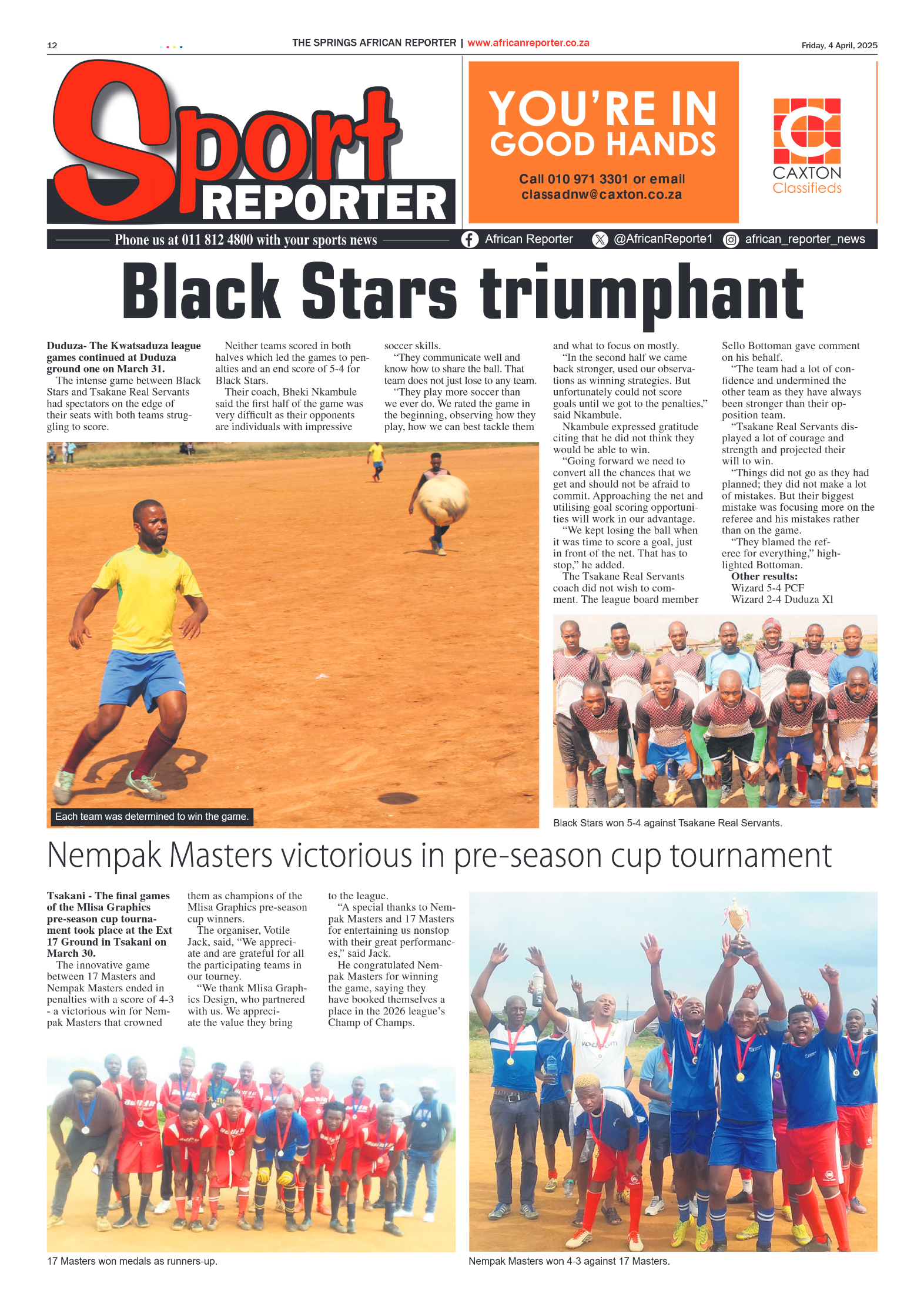 African Reporter 4 April 2025 page 12