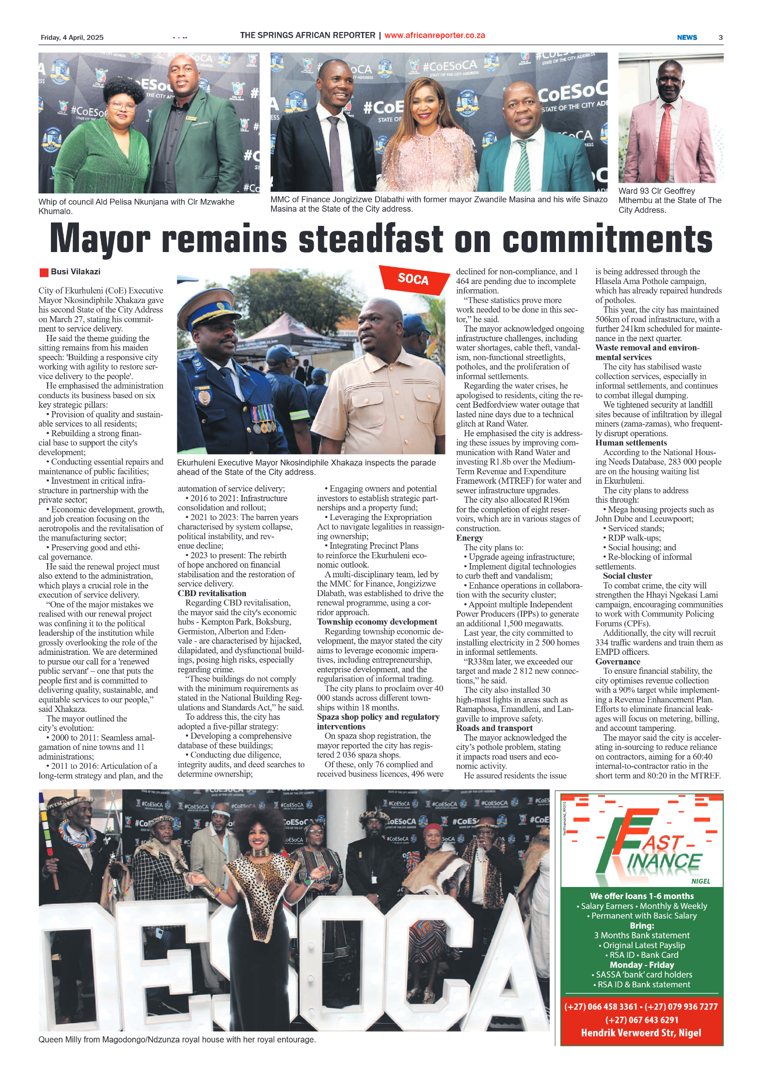 African Reporter 4 April 2025 page 3