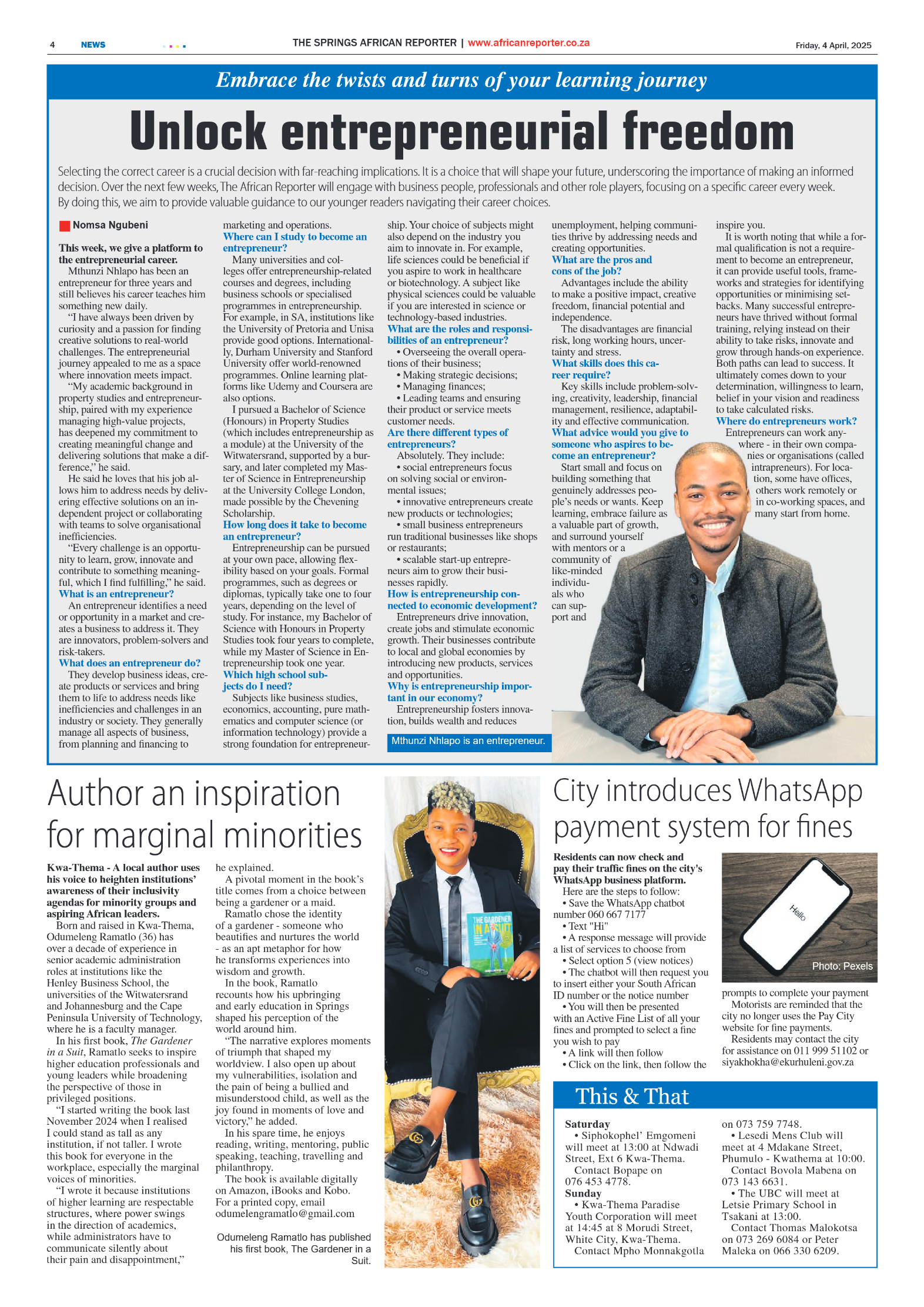 African Reporter 4 April 2025 page 4