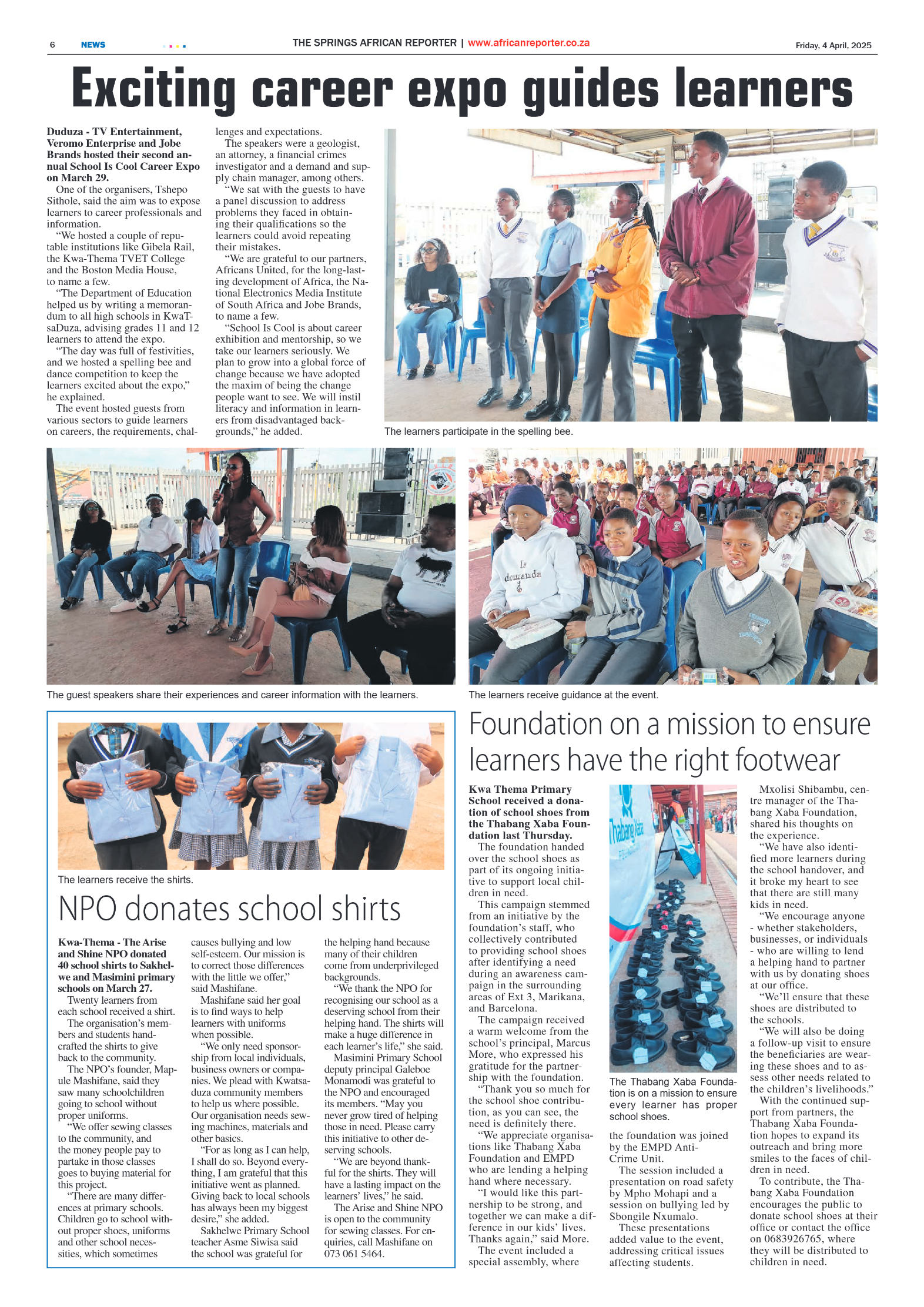 African Reporter 4 April 2025 page 6