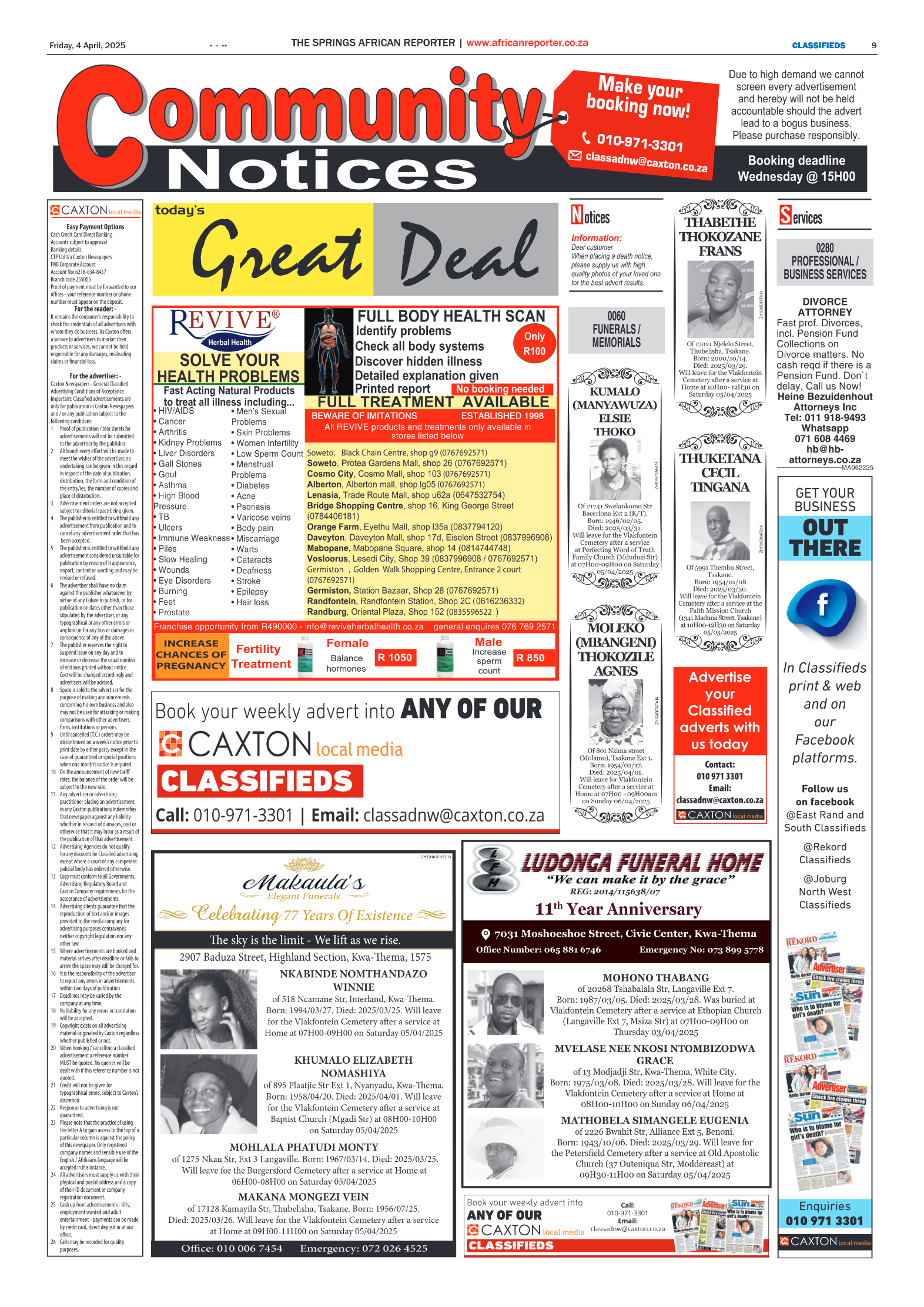 African Reporter 4 April 2025 page 9