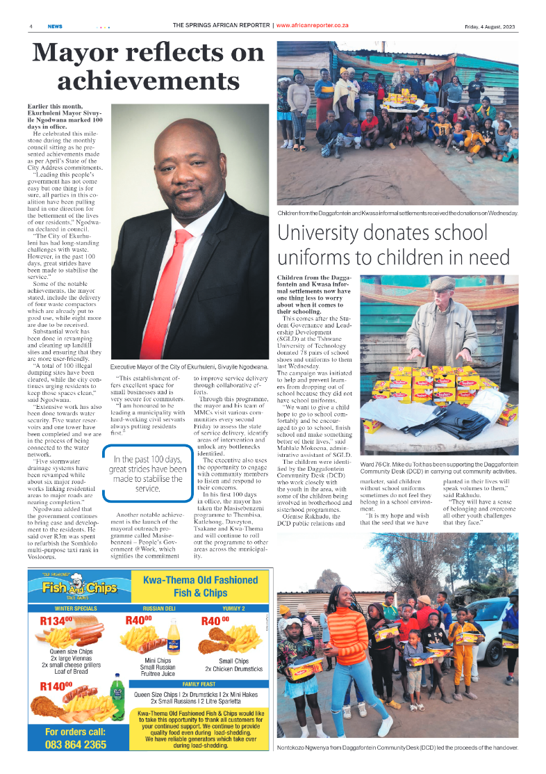 African Reporter 4 Aug 2023 page 4