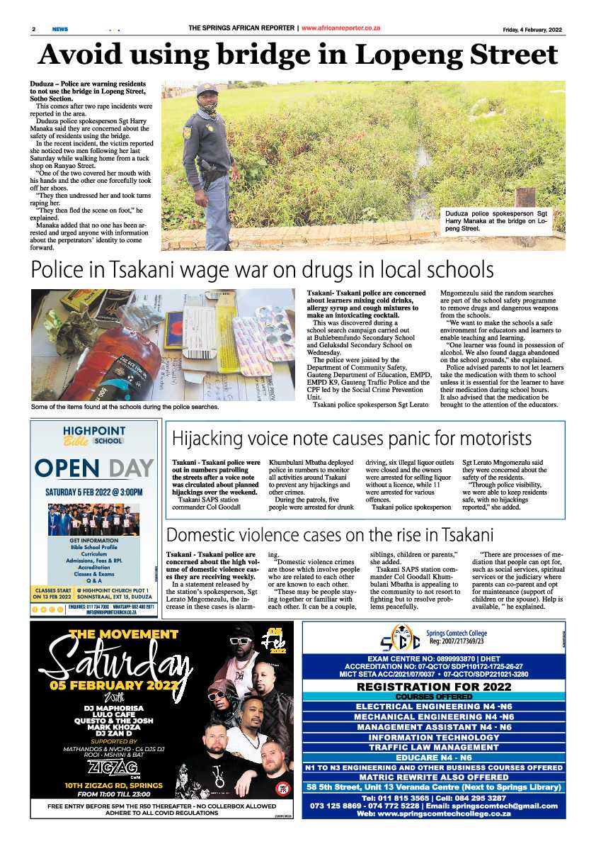 African Reporter 4 February 2022 page 2