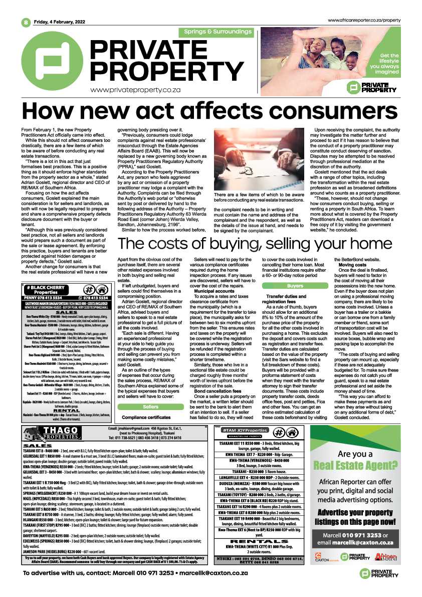 African Reporter 4 February 2022 page 8
