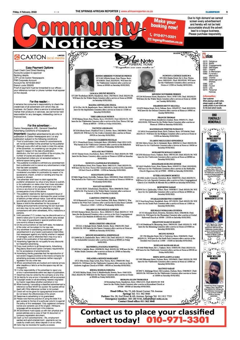 African Reporter 4 February 2022 page 9