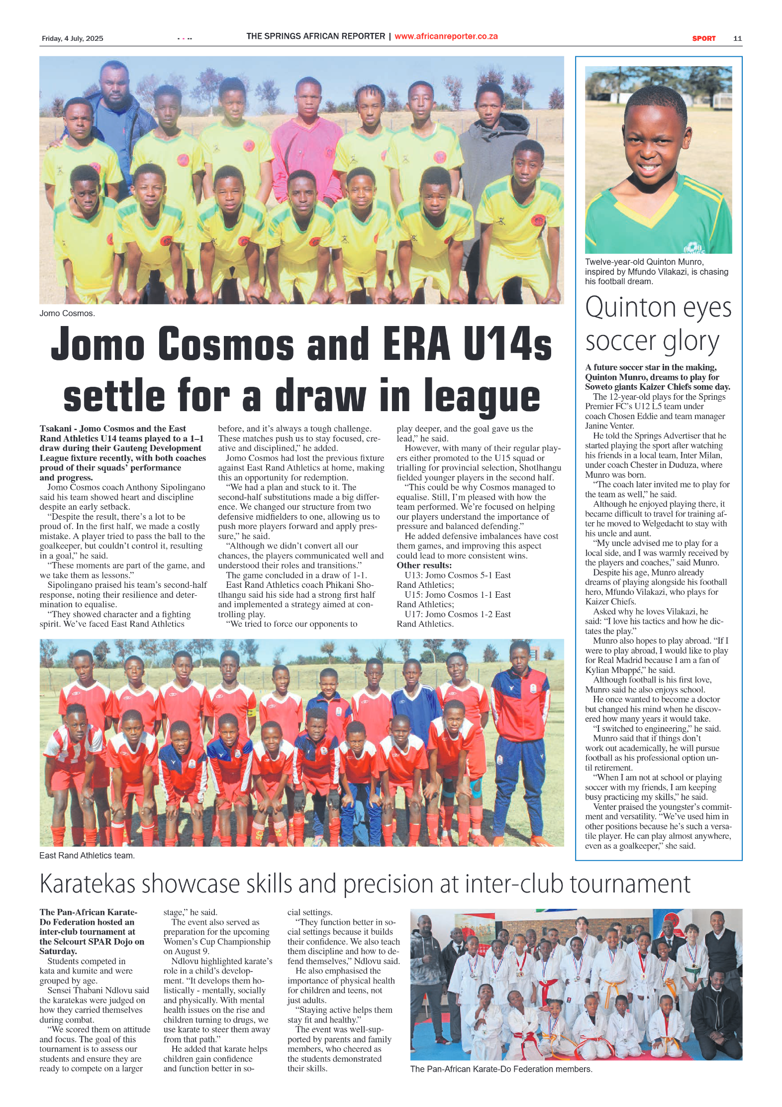 African Reporter 4 July 2025 page 11