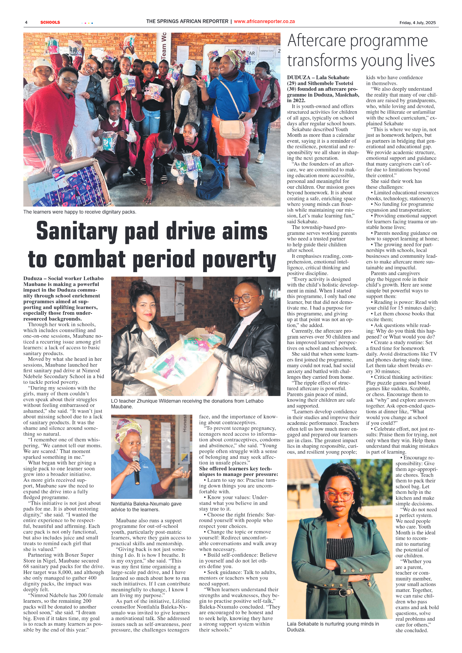 African Reporter 4 July 2025 page 4