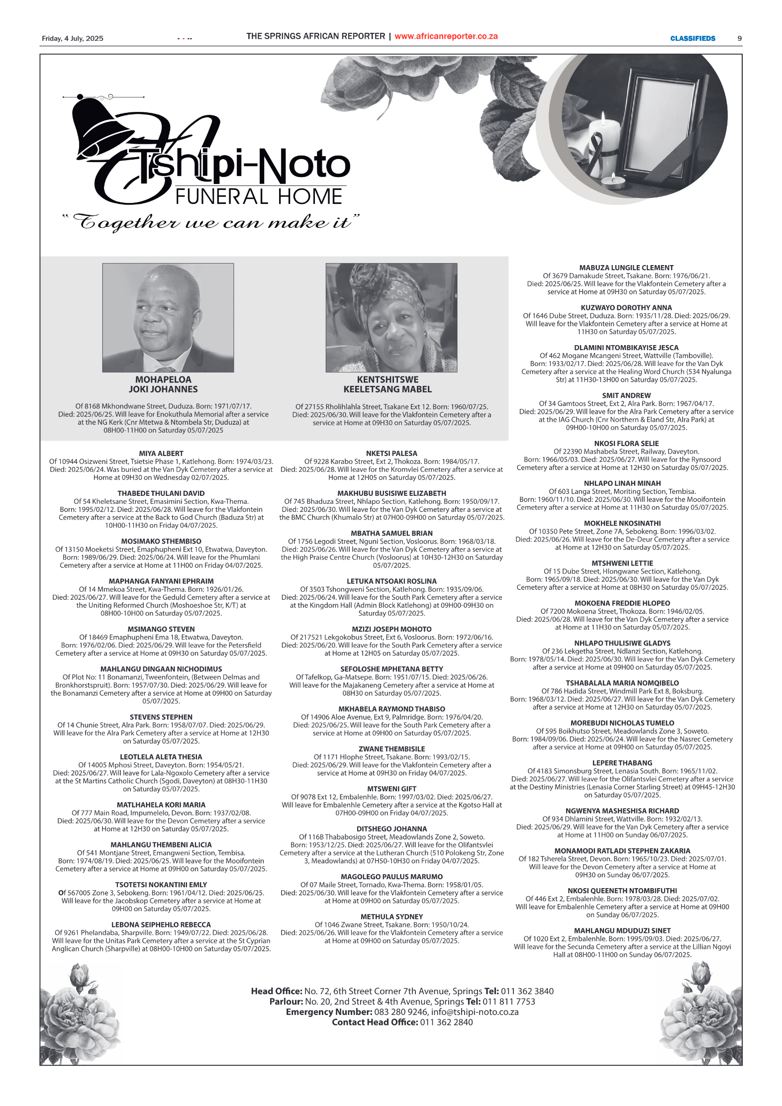 African Reporter 4 July 2025 page 9