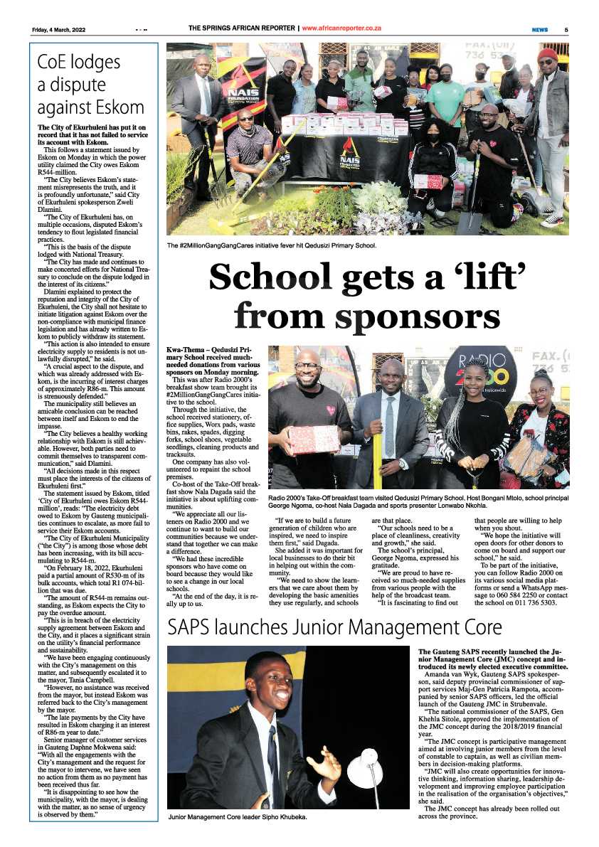 African Reporter 4 March 2022 page 5