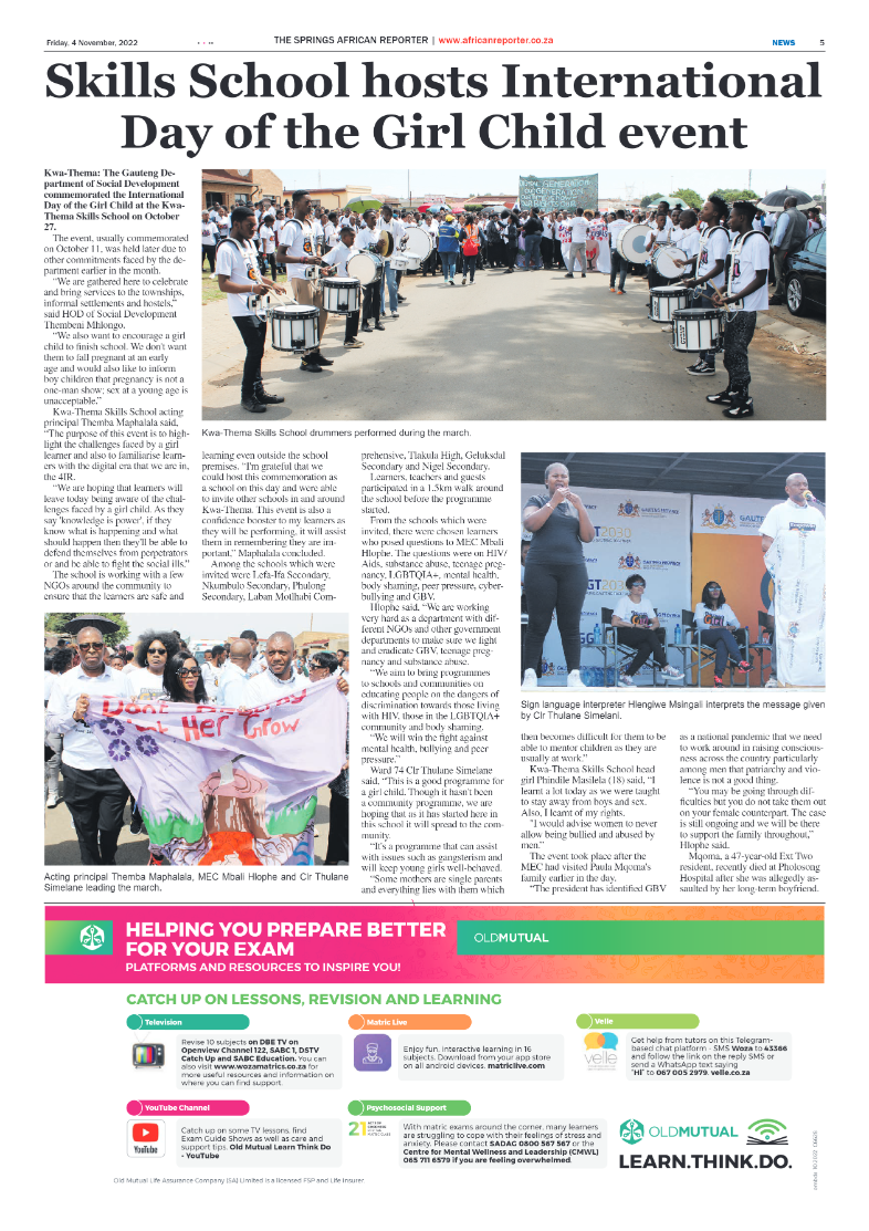 African Reporter 4 Nov 2022 page 5