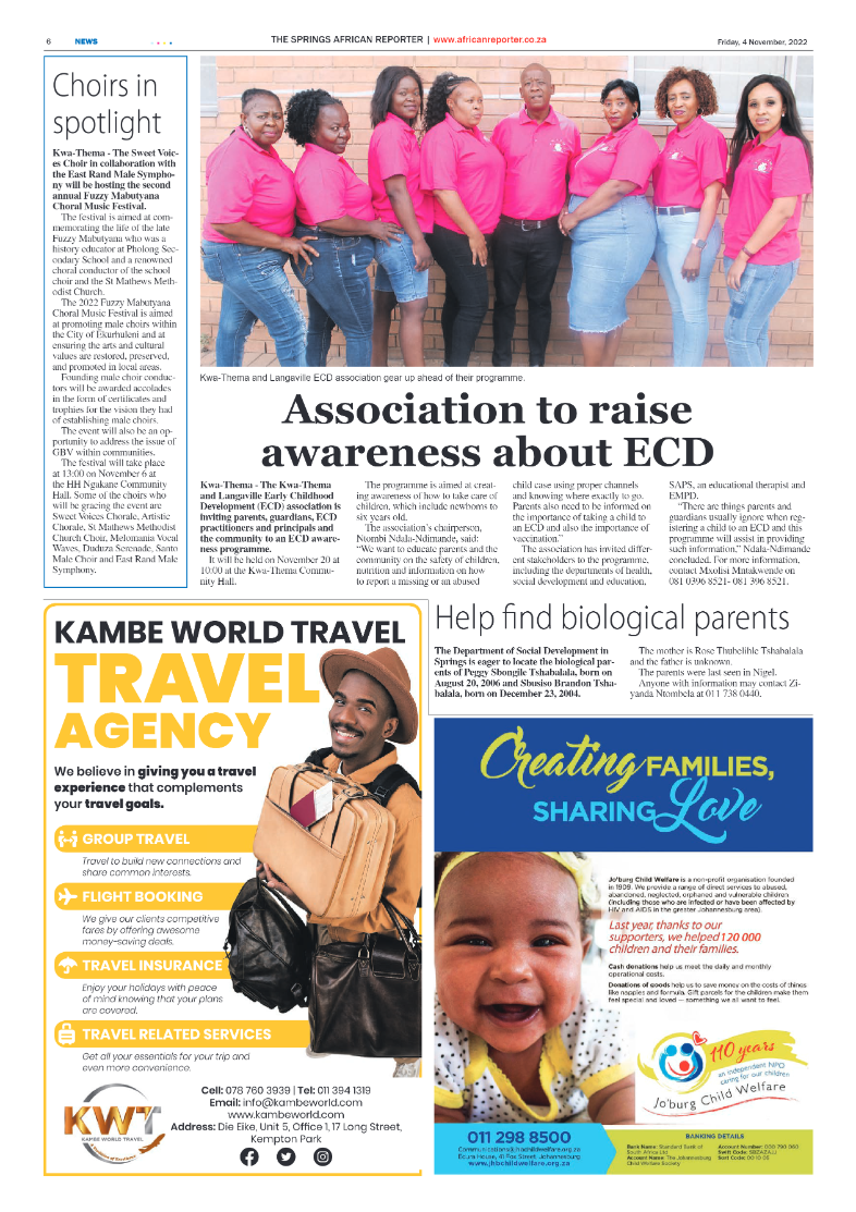 African Reporter 4 Nov 2022 page 6