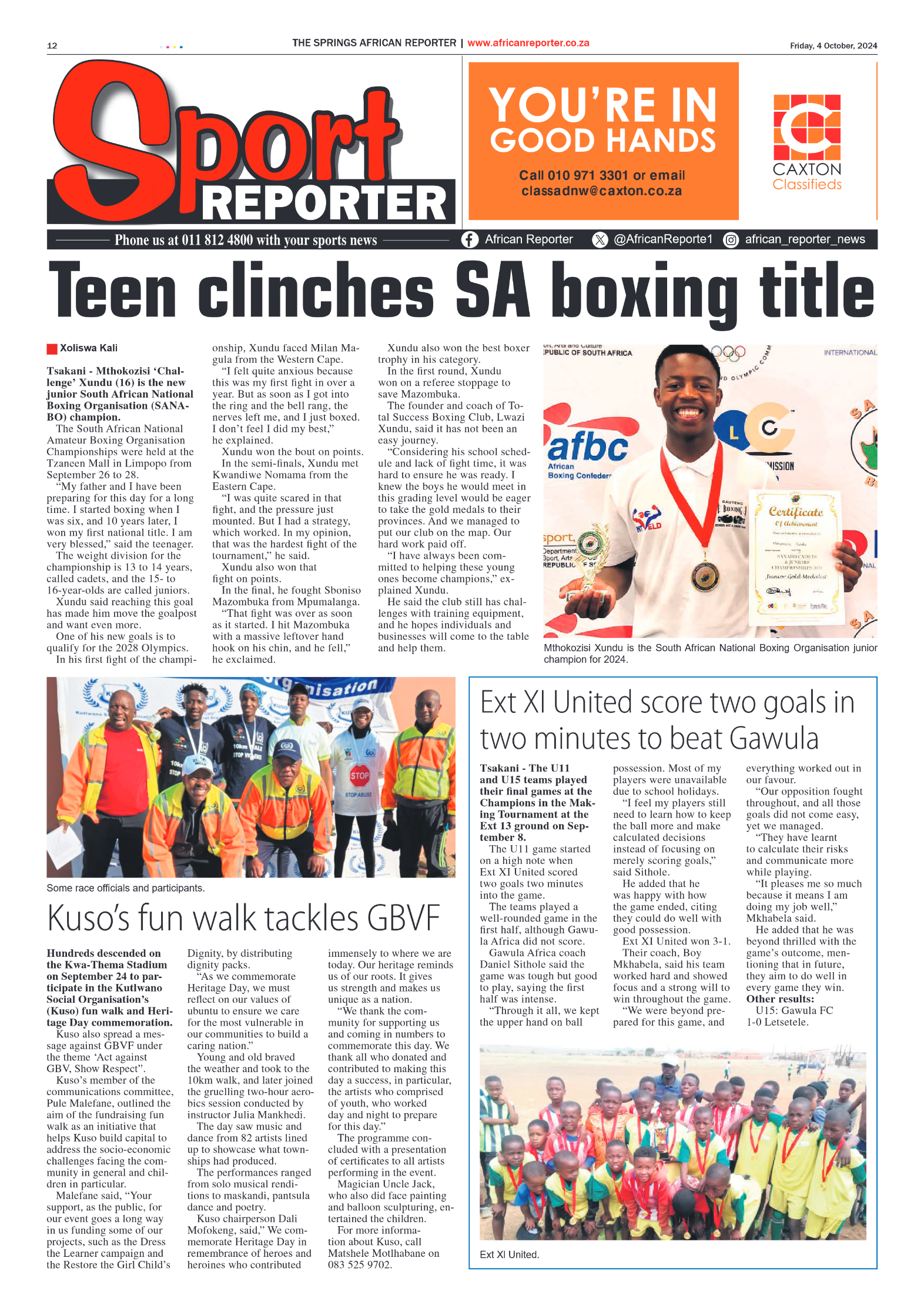 African Reporter 4 October 2024 page 12