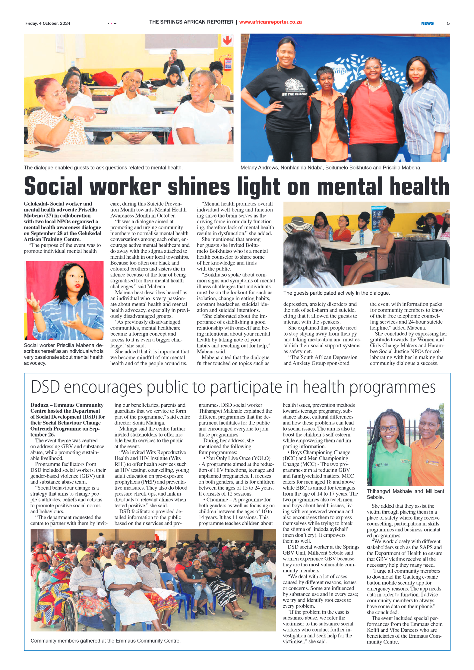 African Reporter 4 October 2024 page 5