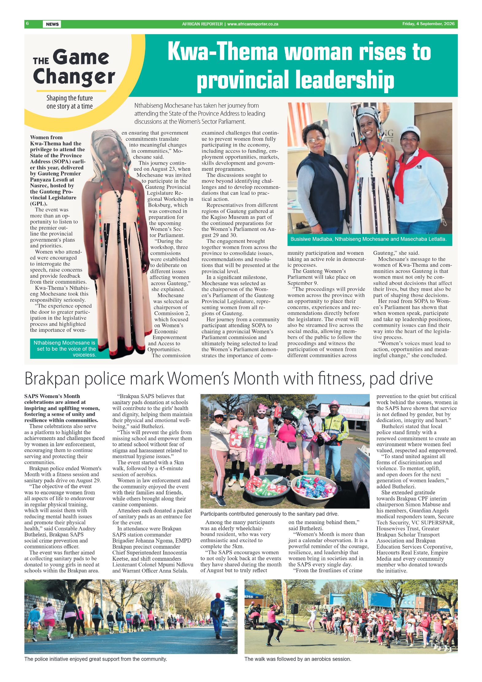 African Reporter 4 September 2026 page 6
