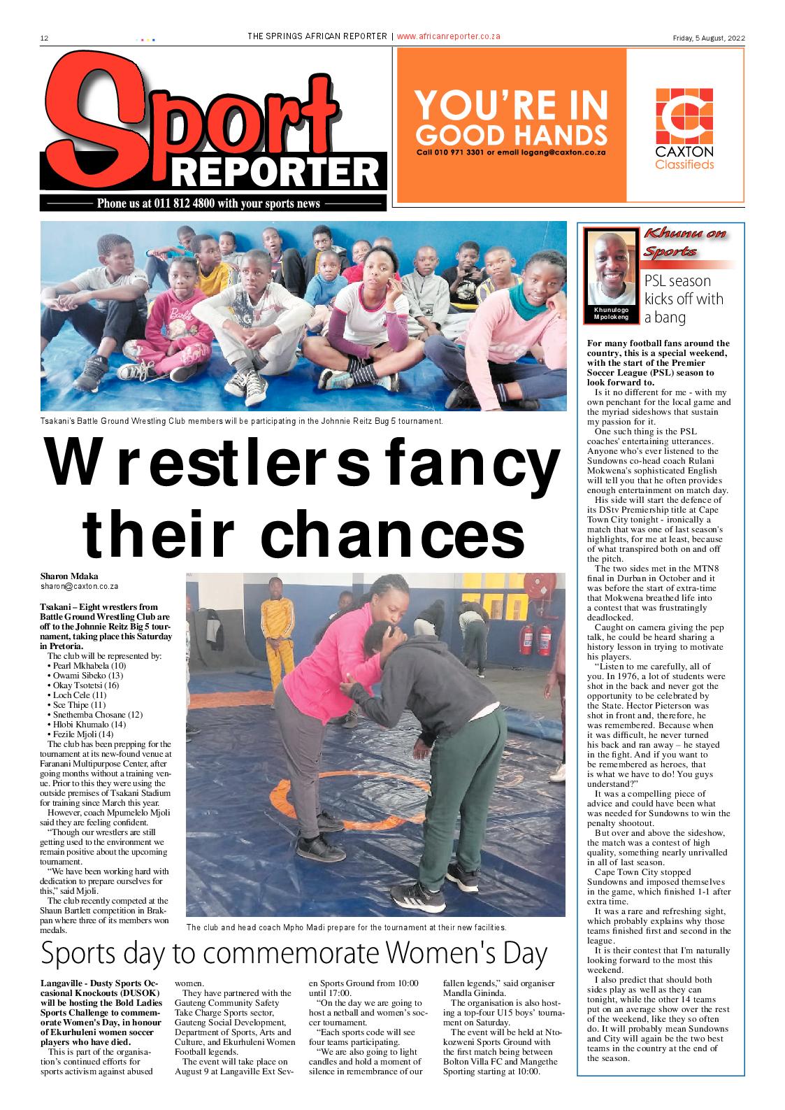 African Reporter 5 August 2022 page 12