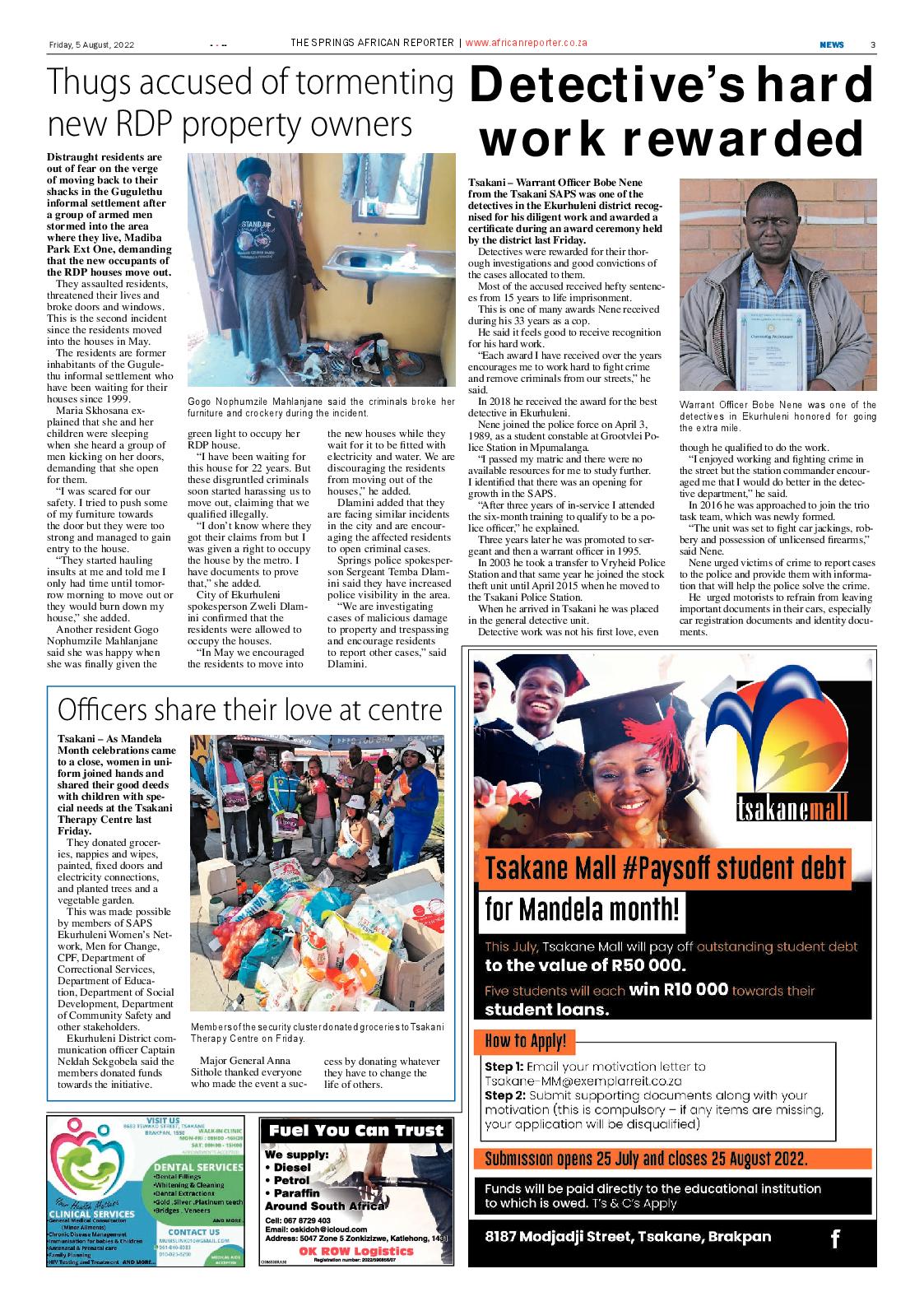 African Reporter 5 August 2022 page 3