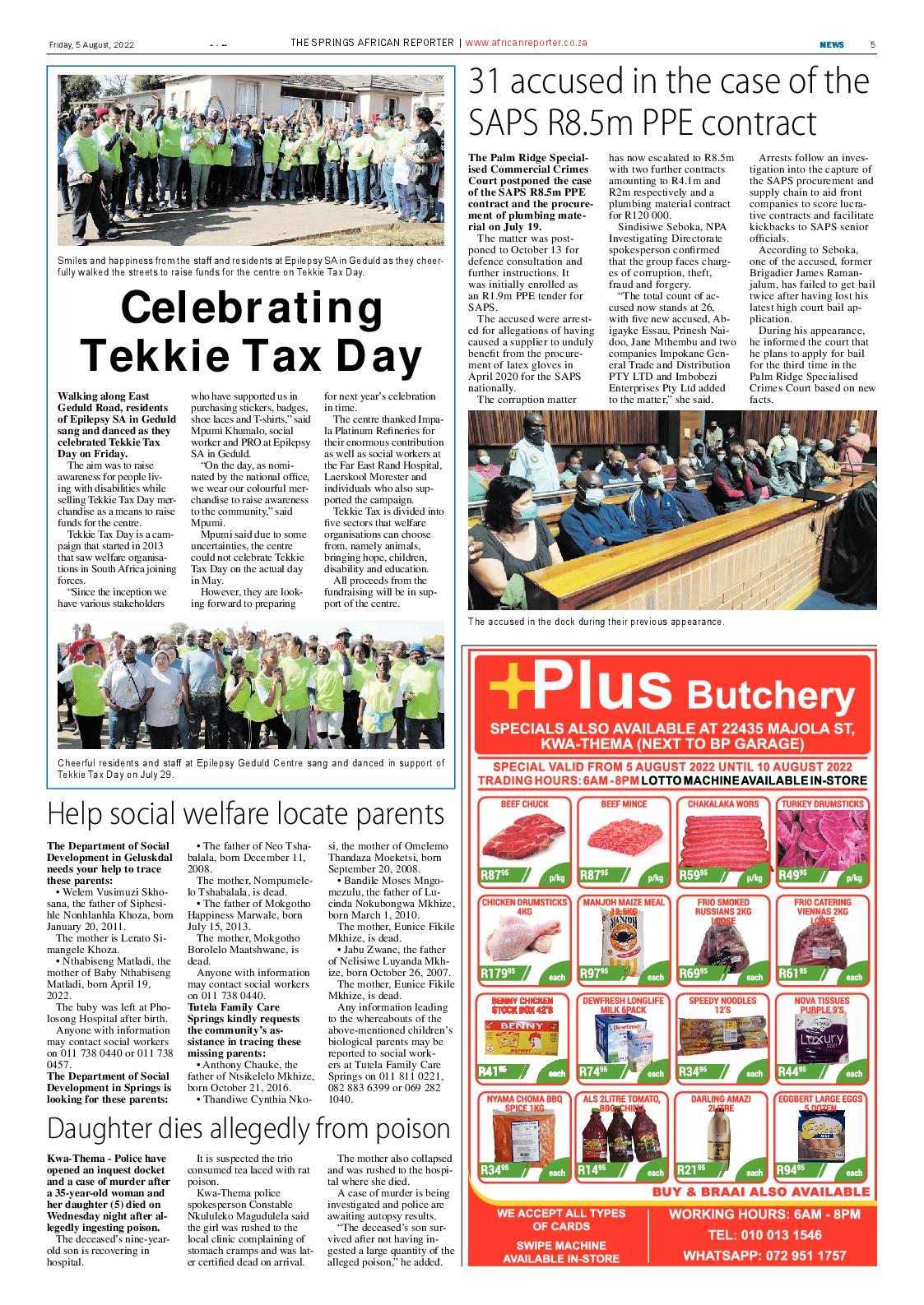 African Reporter 5 August 2022 page 5