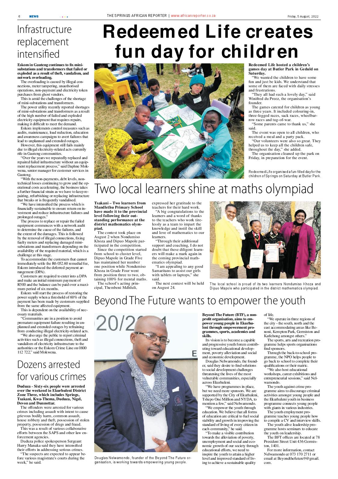 African Reporter 5 August 2022 page 6
