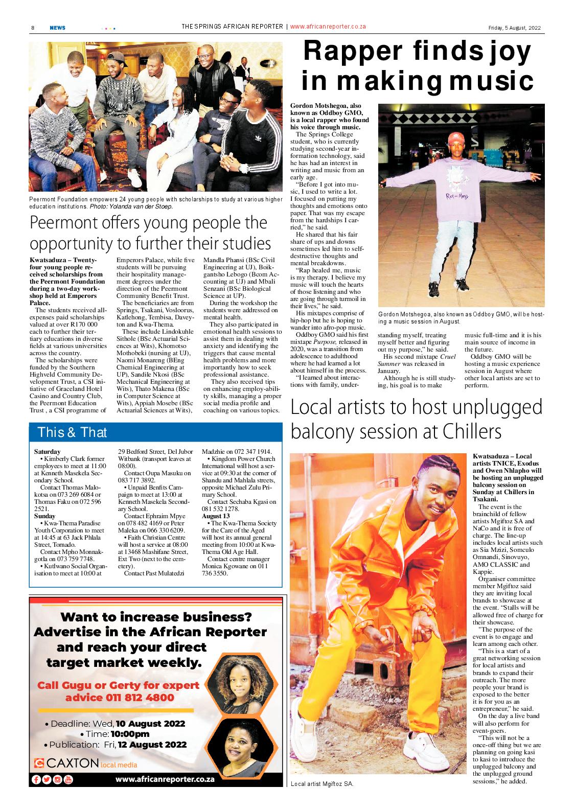 African Reporter 5 August 2022 page 8