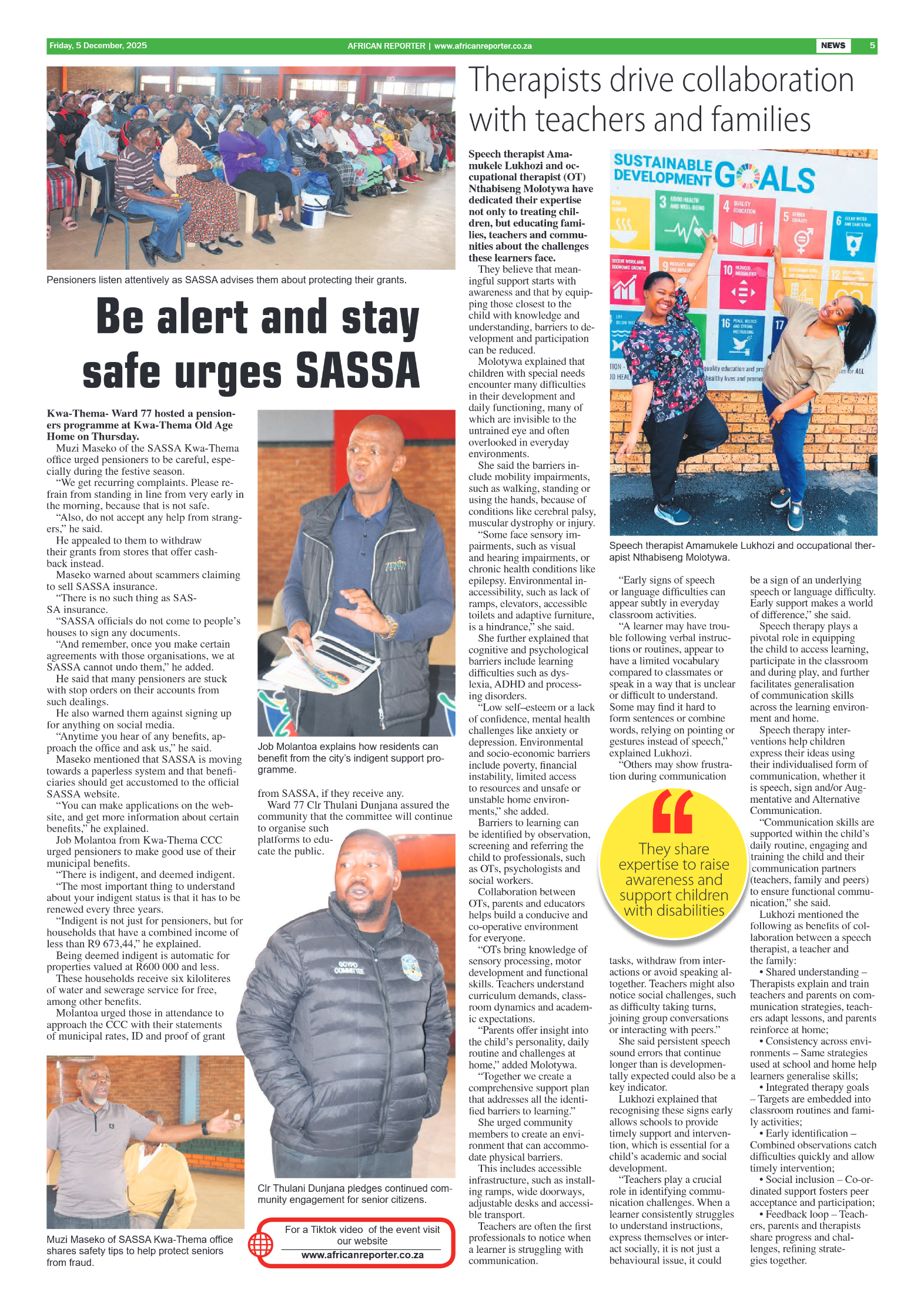 African Reporter 5 December 2025 page 5