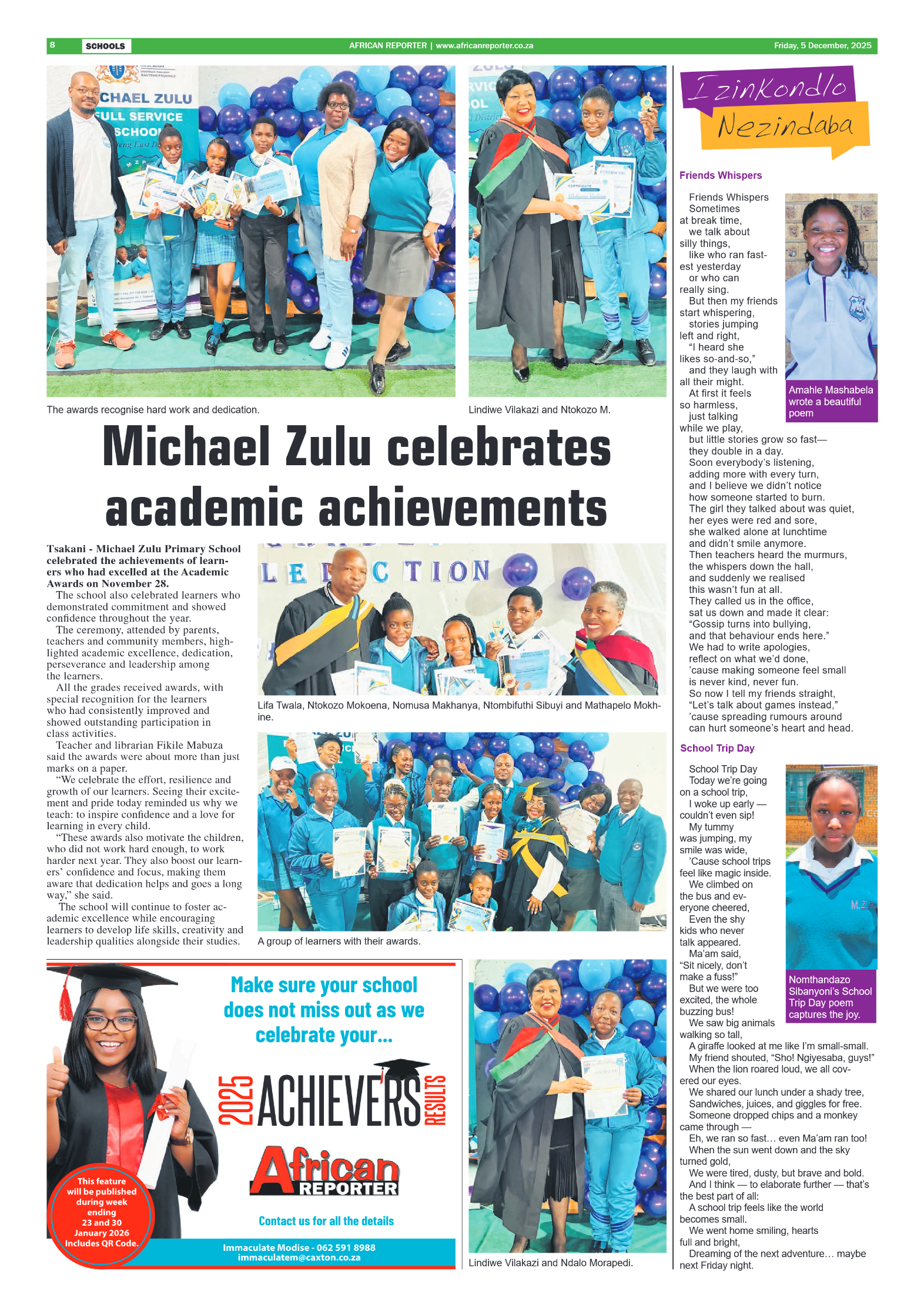 African Reporter 5 December 2025 page 8