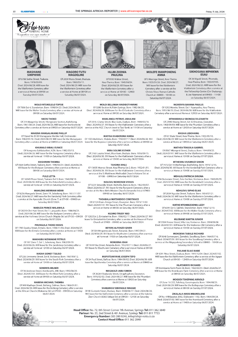 African Reporter 5 July 2024 page 10