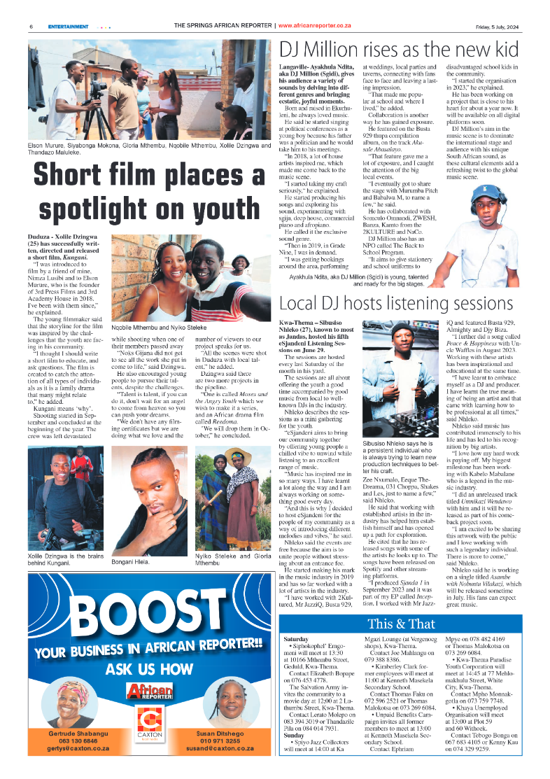 African Reporter 5 July 2024 page 6