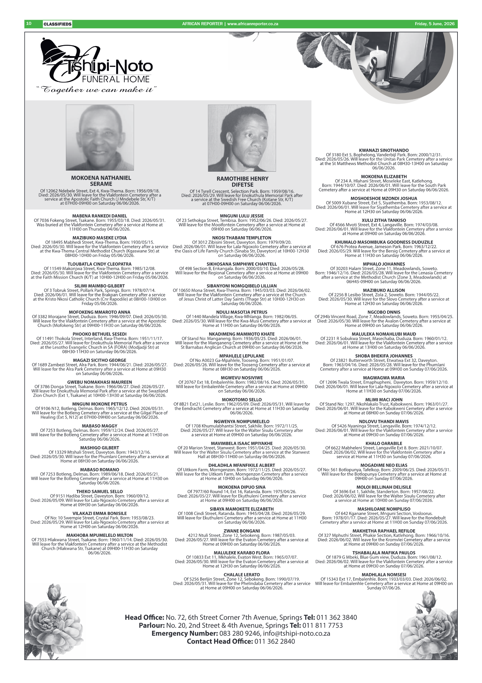 African Reporter 5 June 2026 page 10