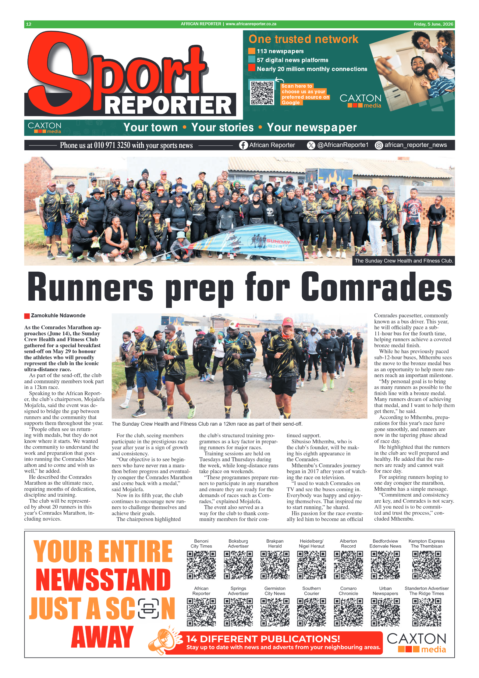 African Reporter 5 June 2026 page 12