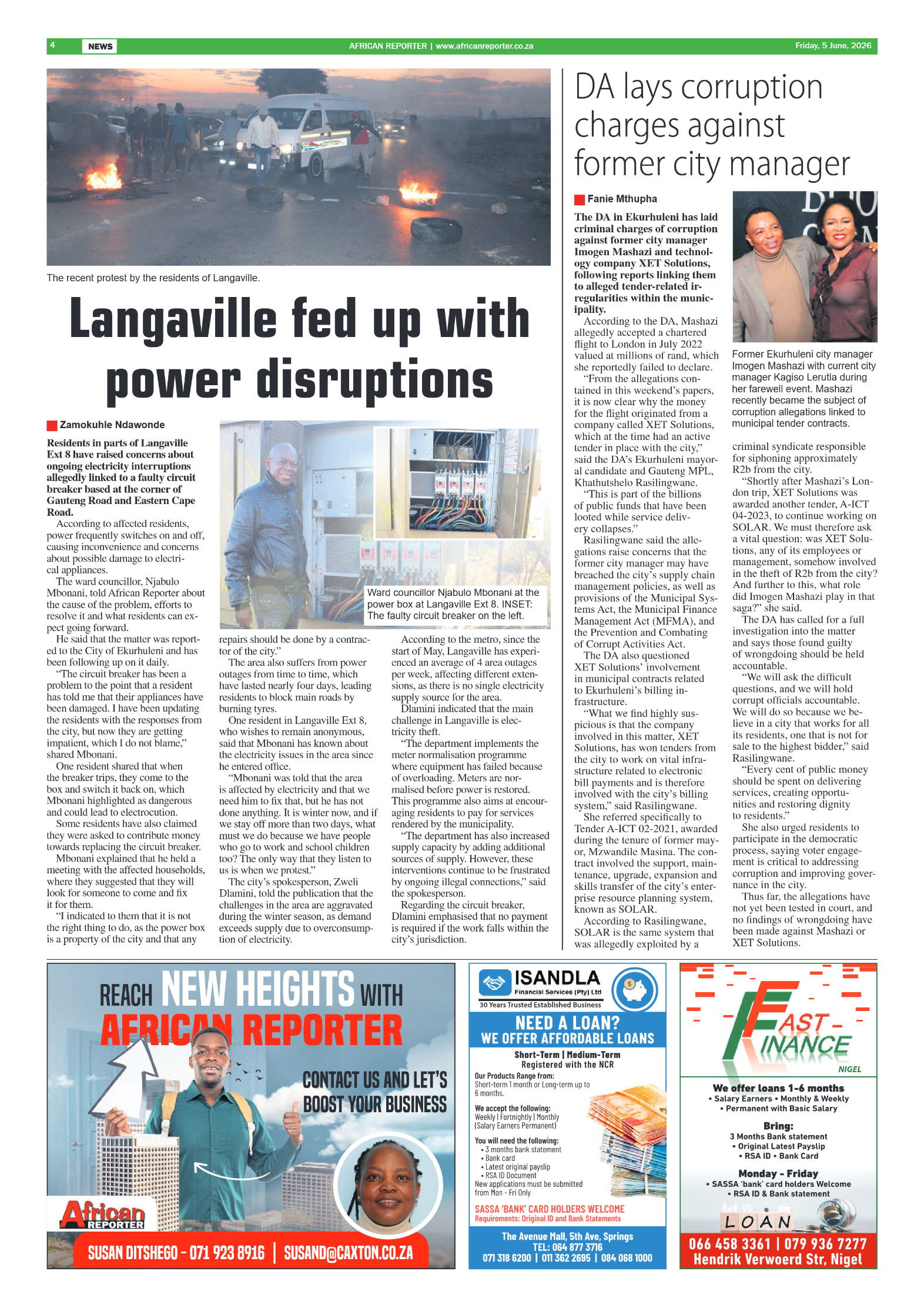 African Reporter 5 June 2026 page 4
