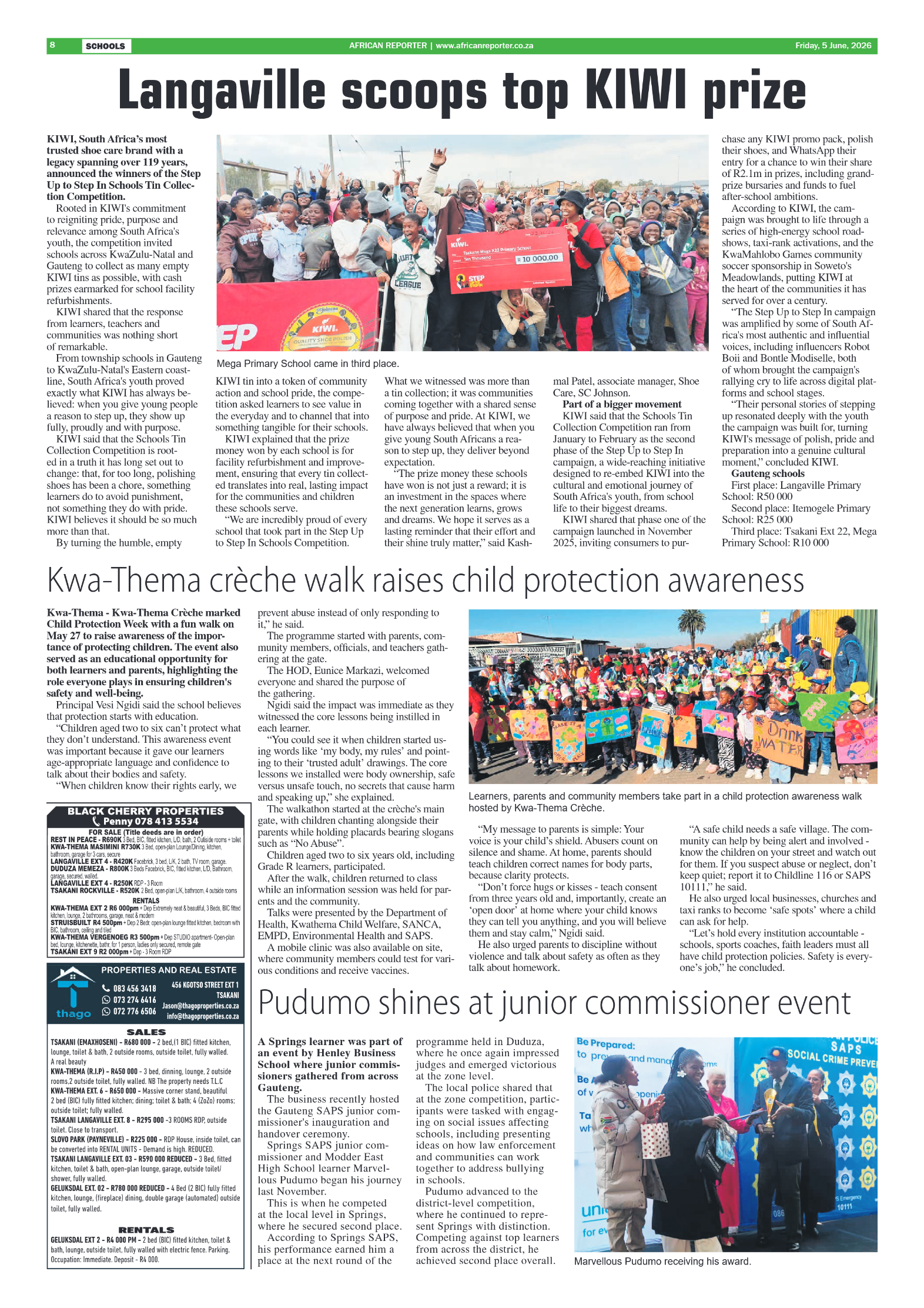 African Reporter 5 June 2026 page 8