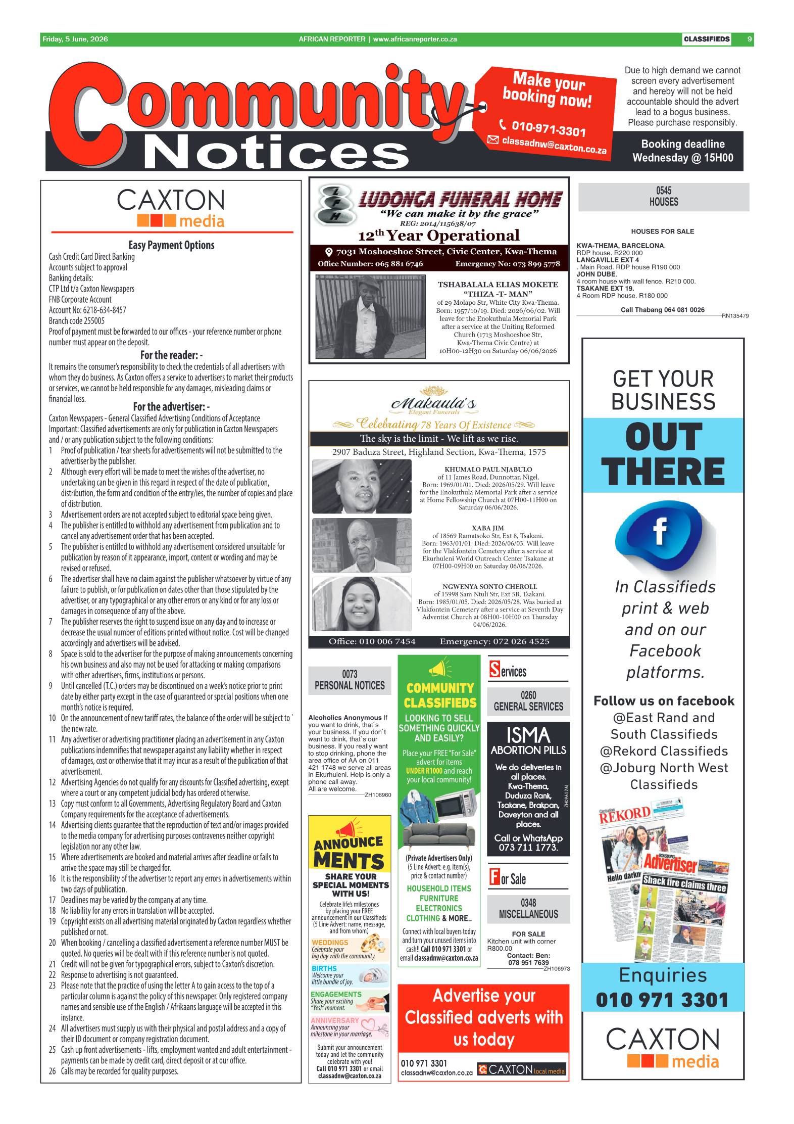 African Reporter 5 June 2026 page 9