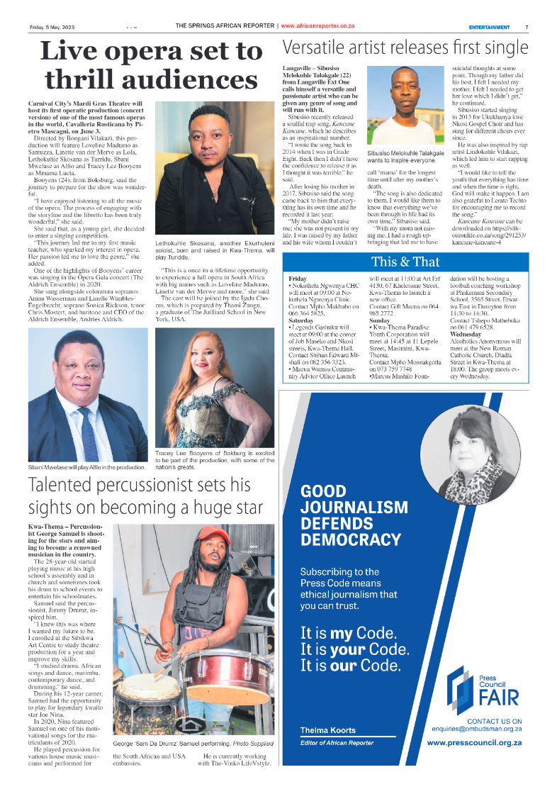 African Reporter 5 May 2023 page 7