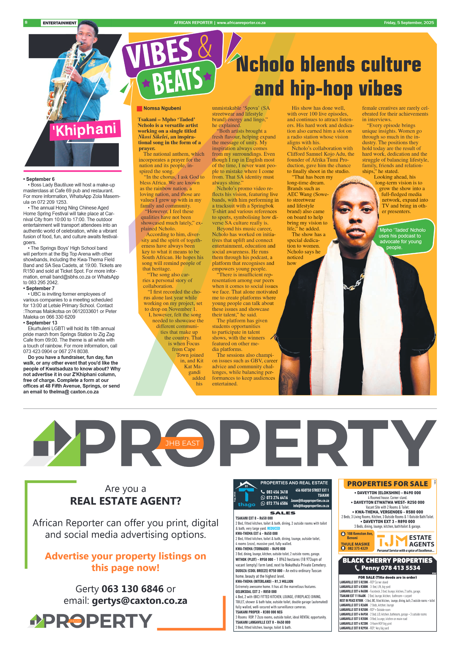 African Reporter 5 September 2025 page 8