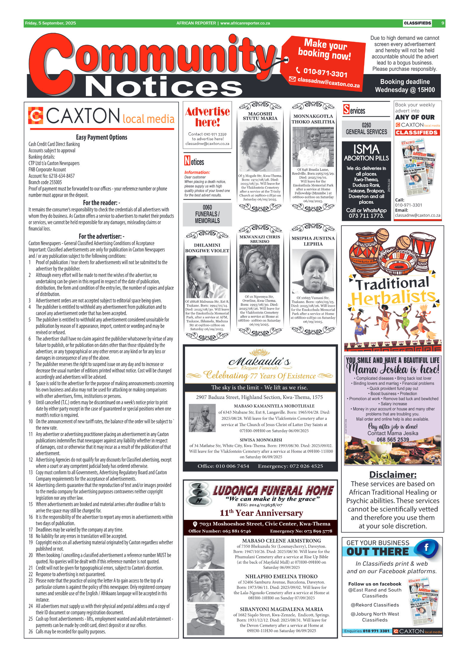 African Reporter 5 September 2025 page 9