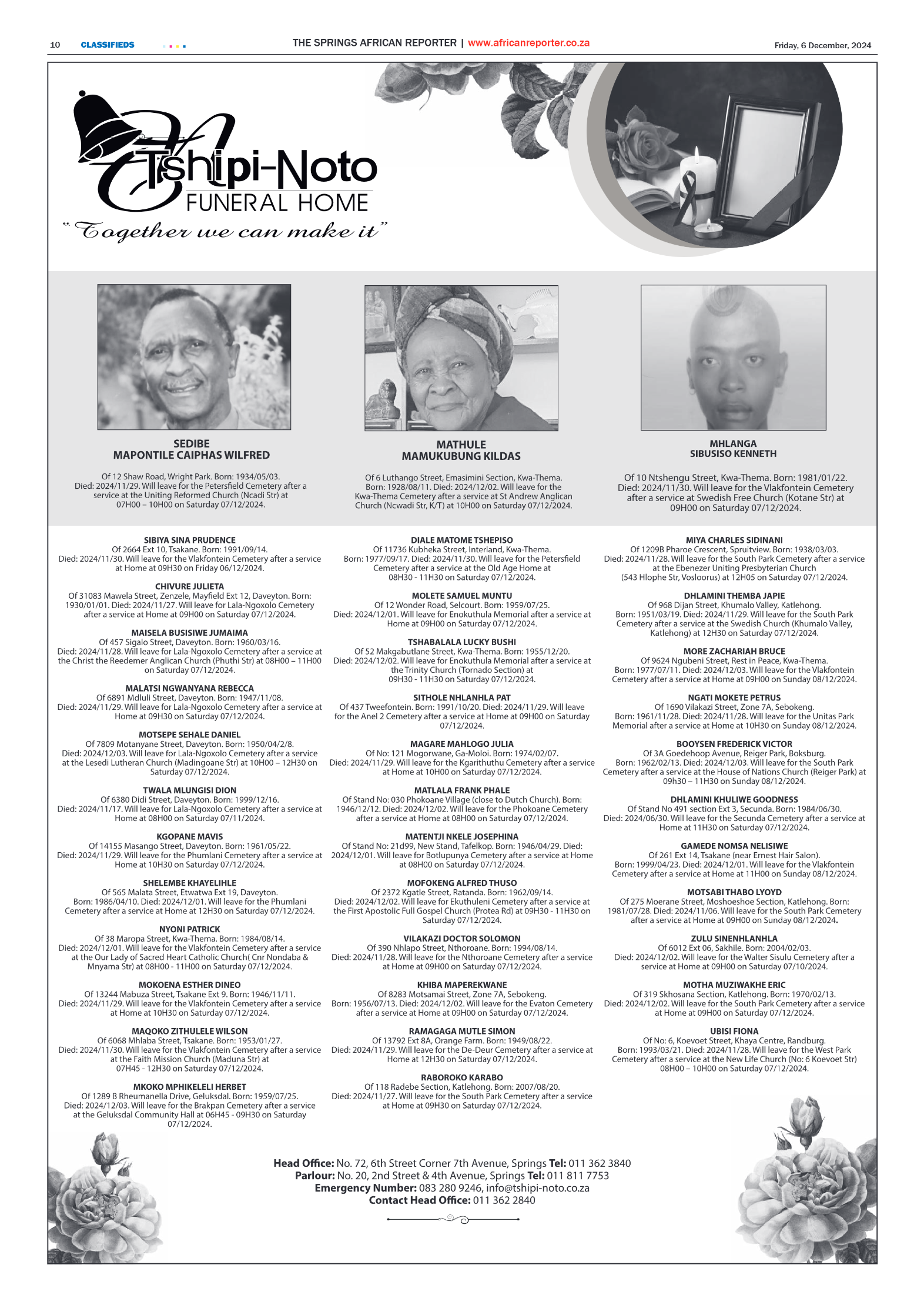 African Reporter 6 December 2024 page 10