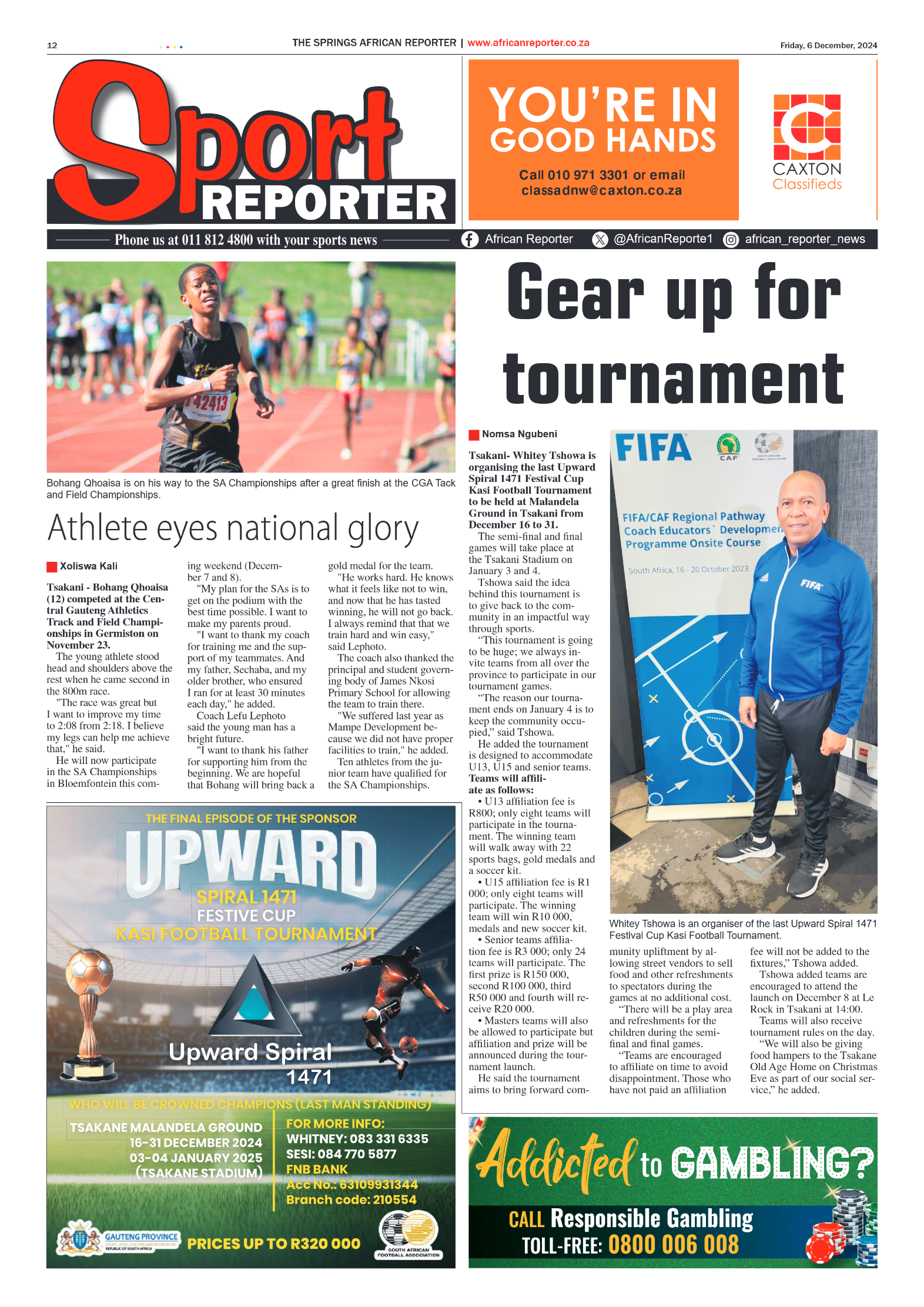 African Reporter 6 December 2024 page 12