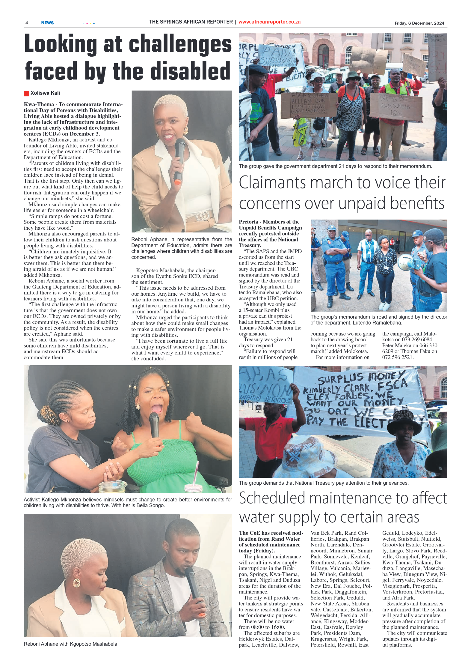 African Reporter 6 December 2024 page 4