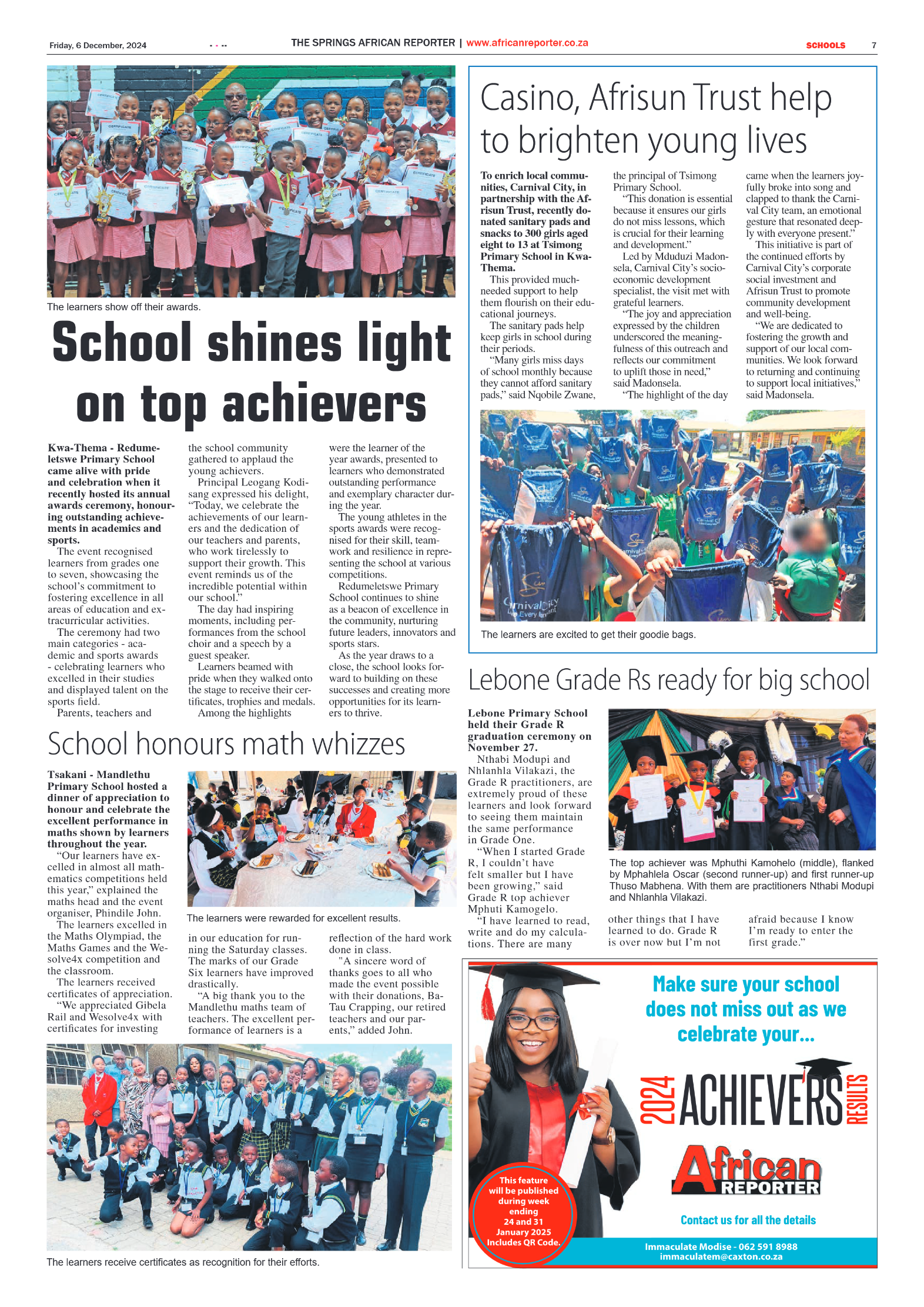 African Reporter 6 December 2024 page 7
