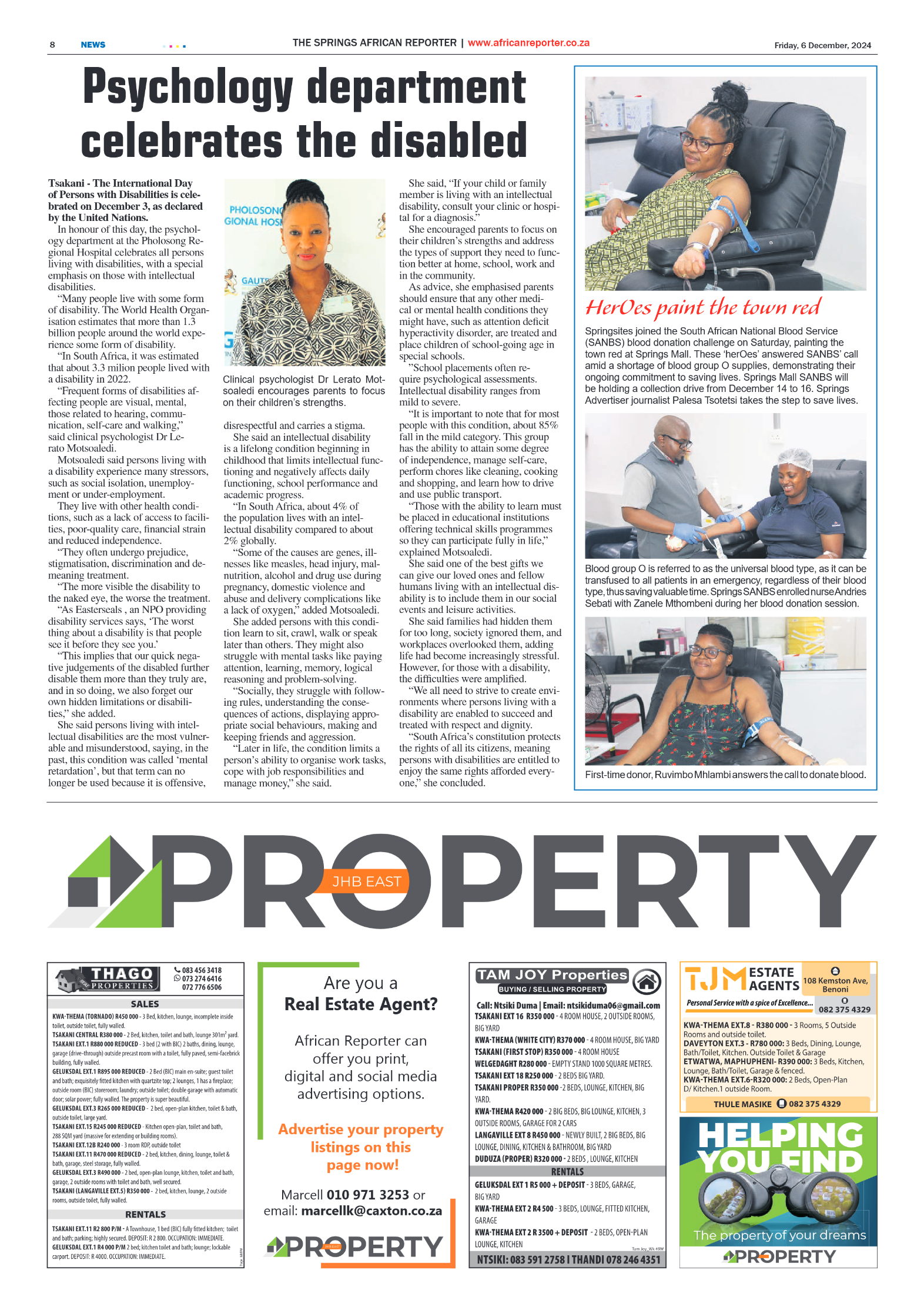 African Reporter 6 December 2024 page 8
