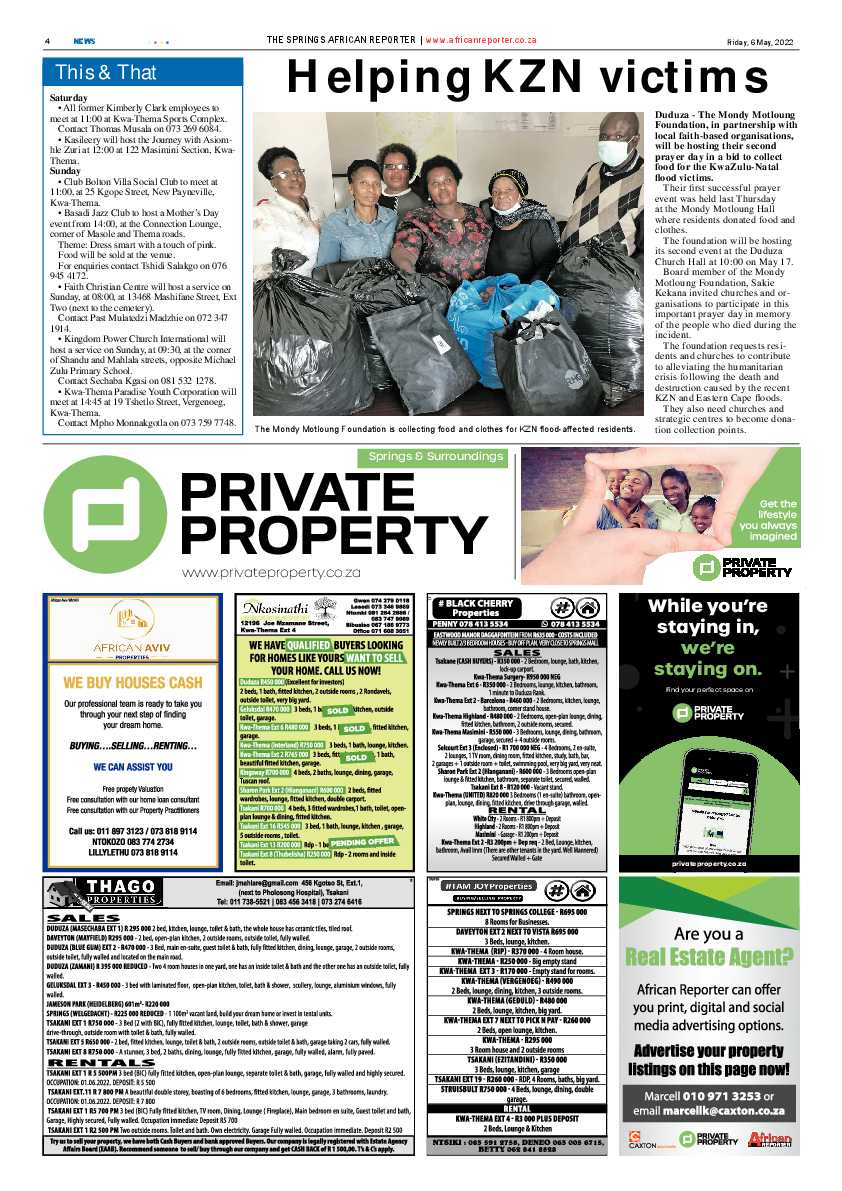 African Reporter 6 May 2022 page 4