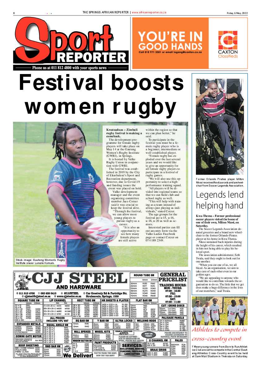 African Reporter 6 May 2022 page 8