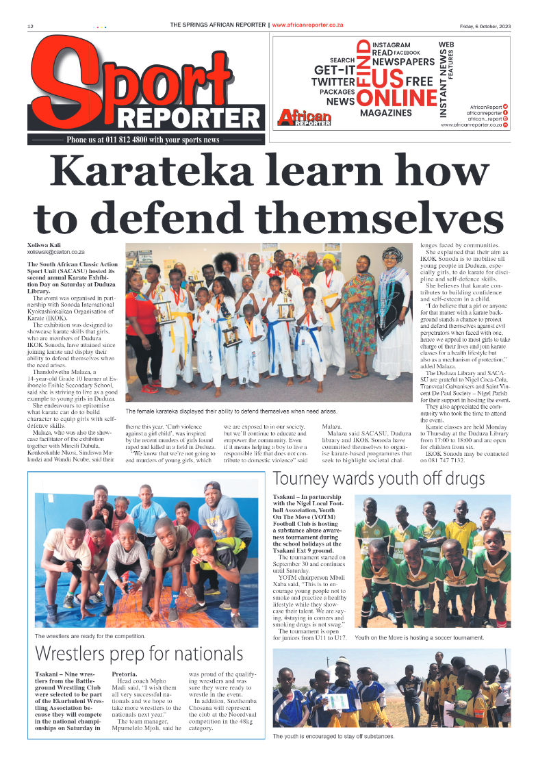 African Reporter 6 October 2023 page 10