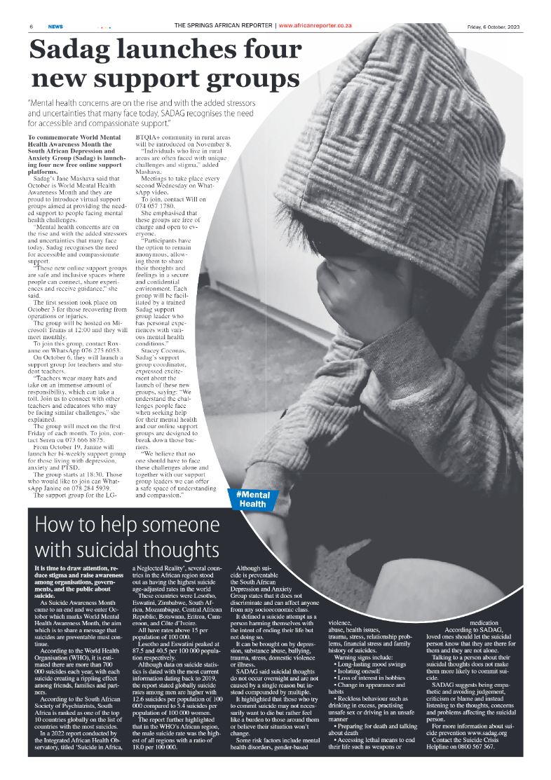 African Reporter 6 October 2023 page 6