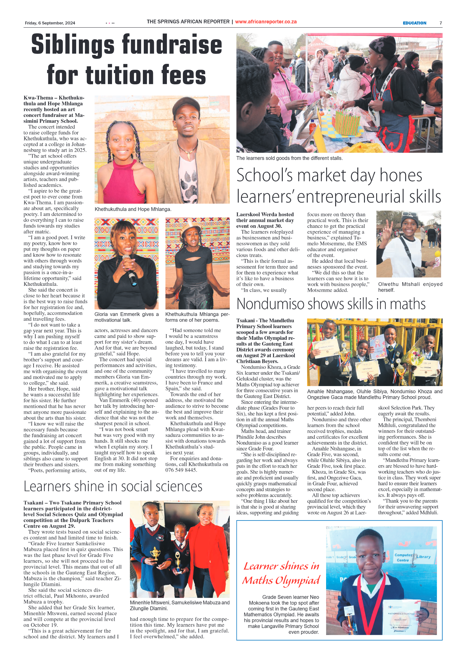 African Reporter 6 September 2024 page 7