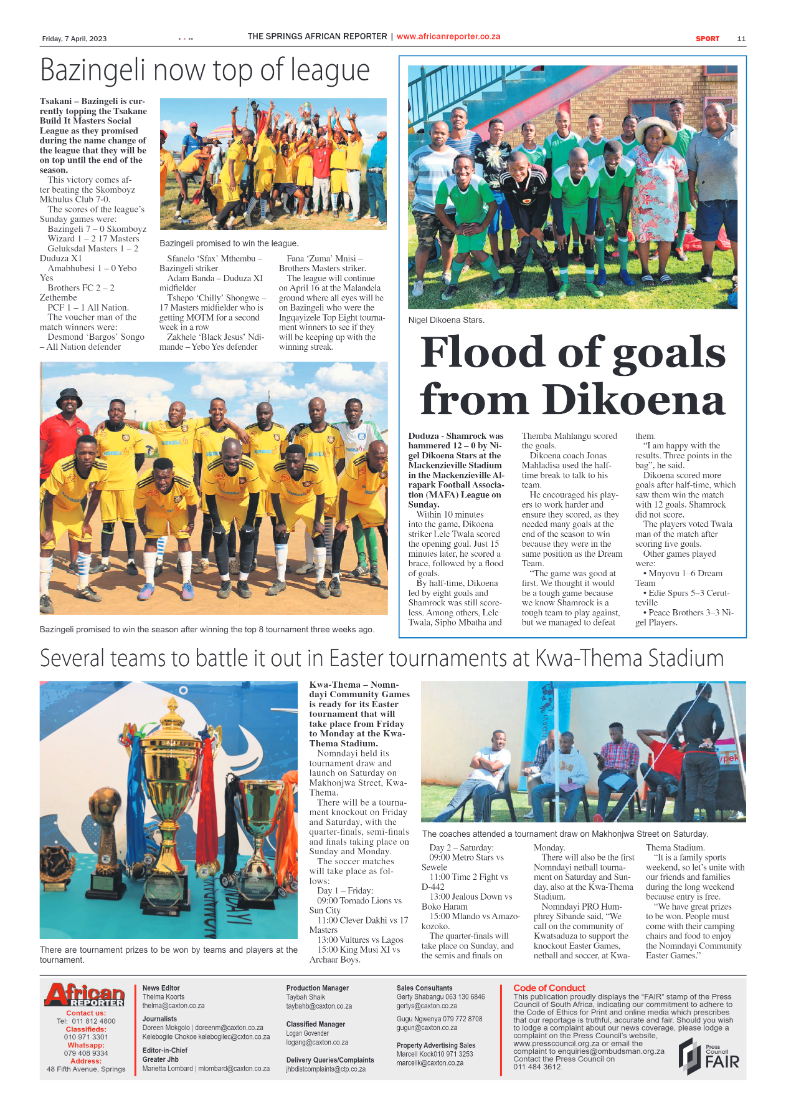 African Reporter 7 April 2023 page 11